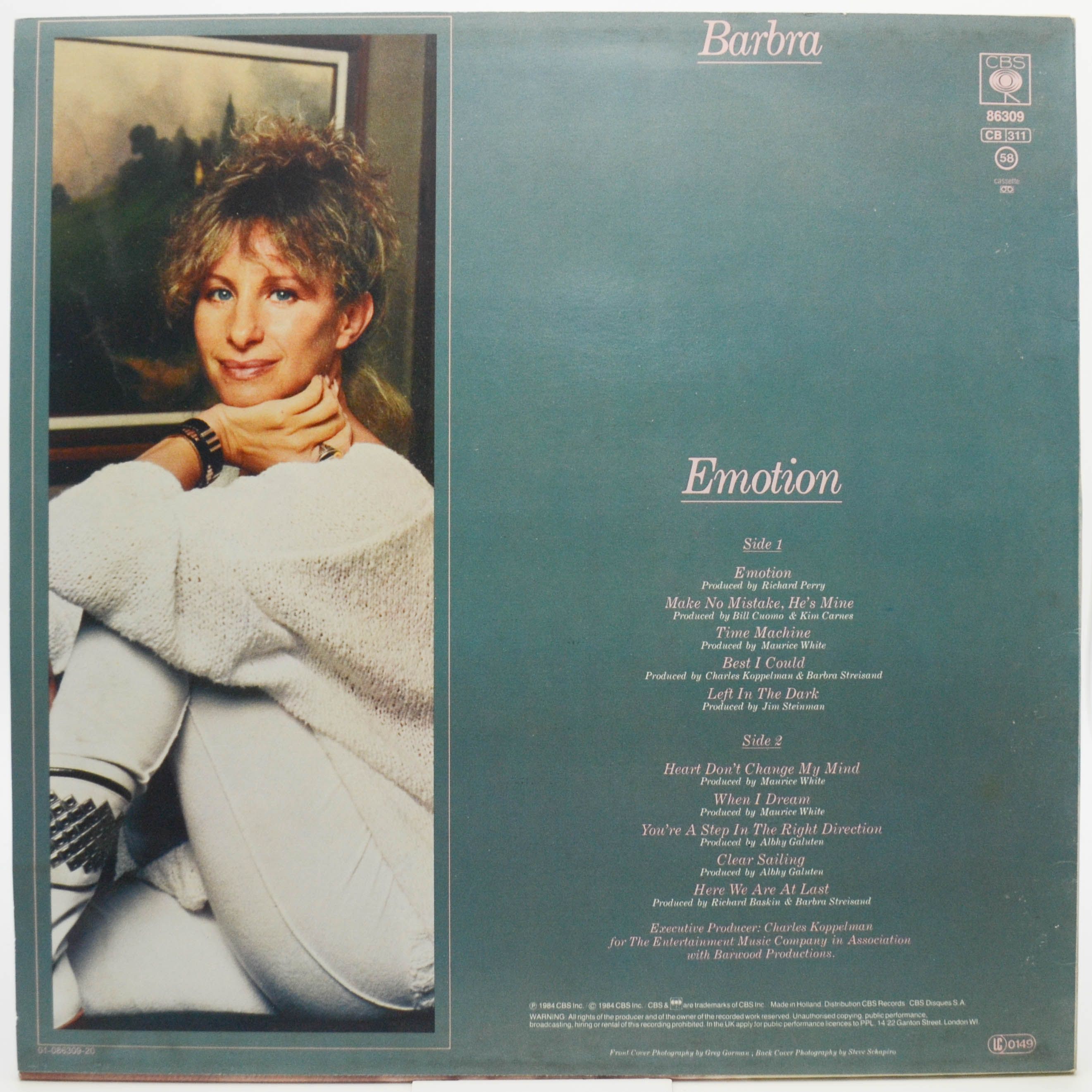 Barbra Streisand — Emotion, 1984