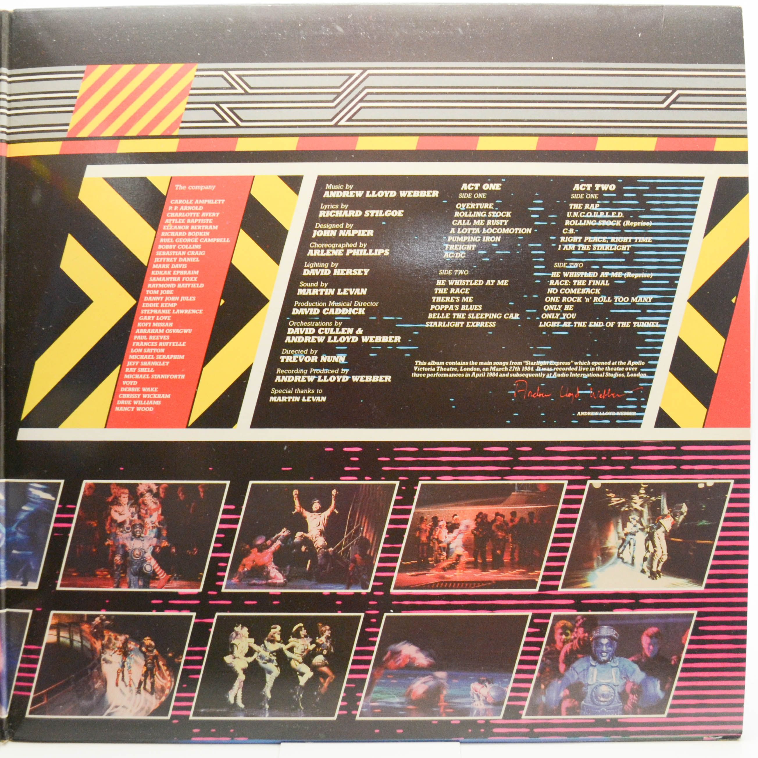 Andrew Lloyd Webber — Starlight Express (2LP, 1-st, UK, booklet), 1984