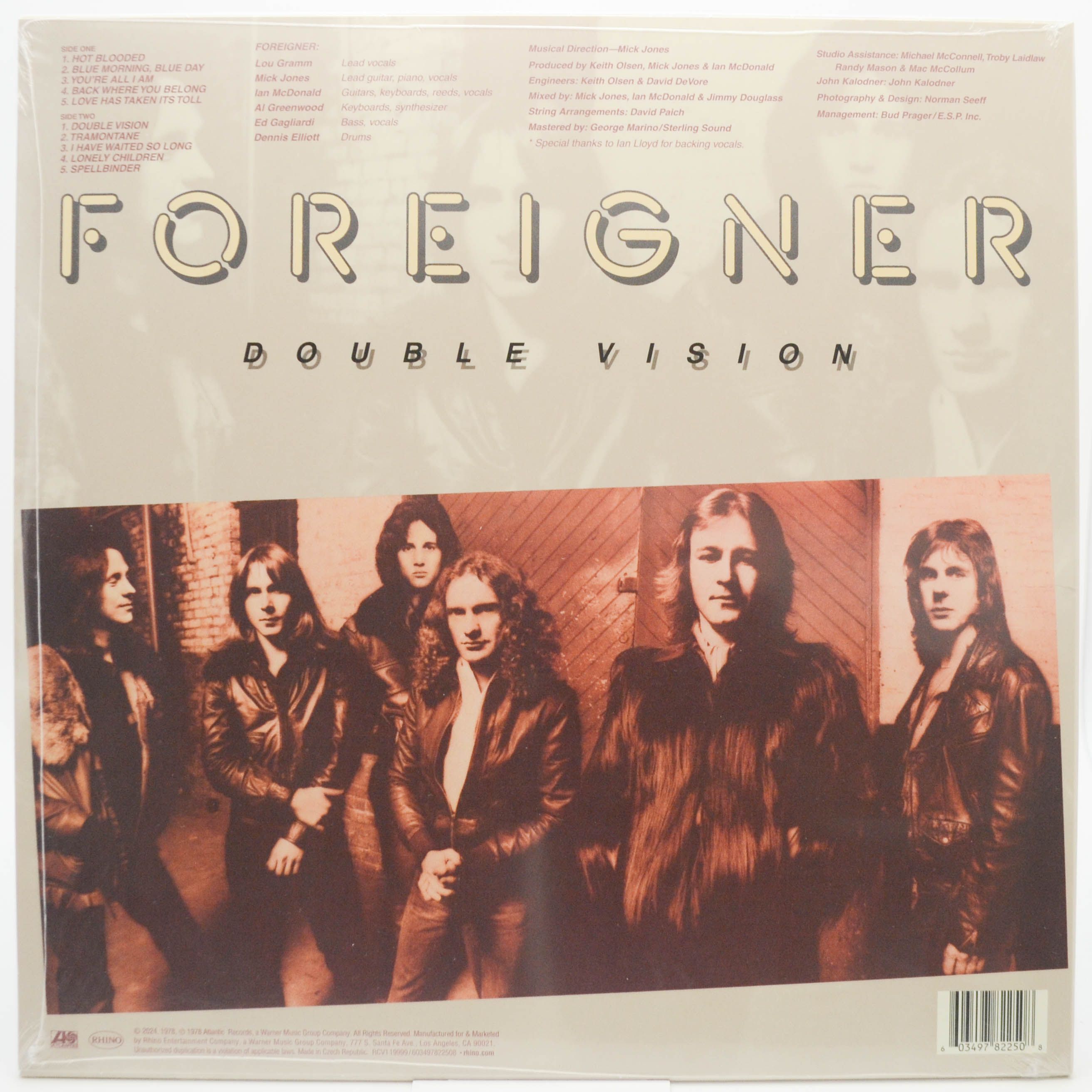 Foreigner — Double Vision (USA), 1978