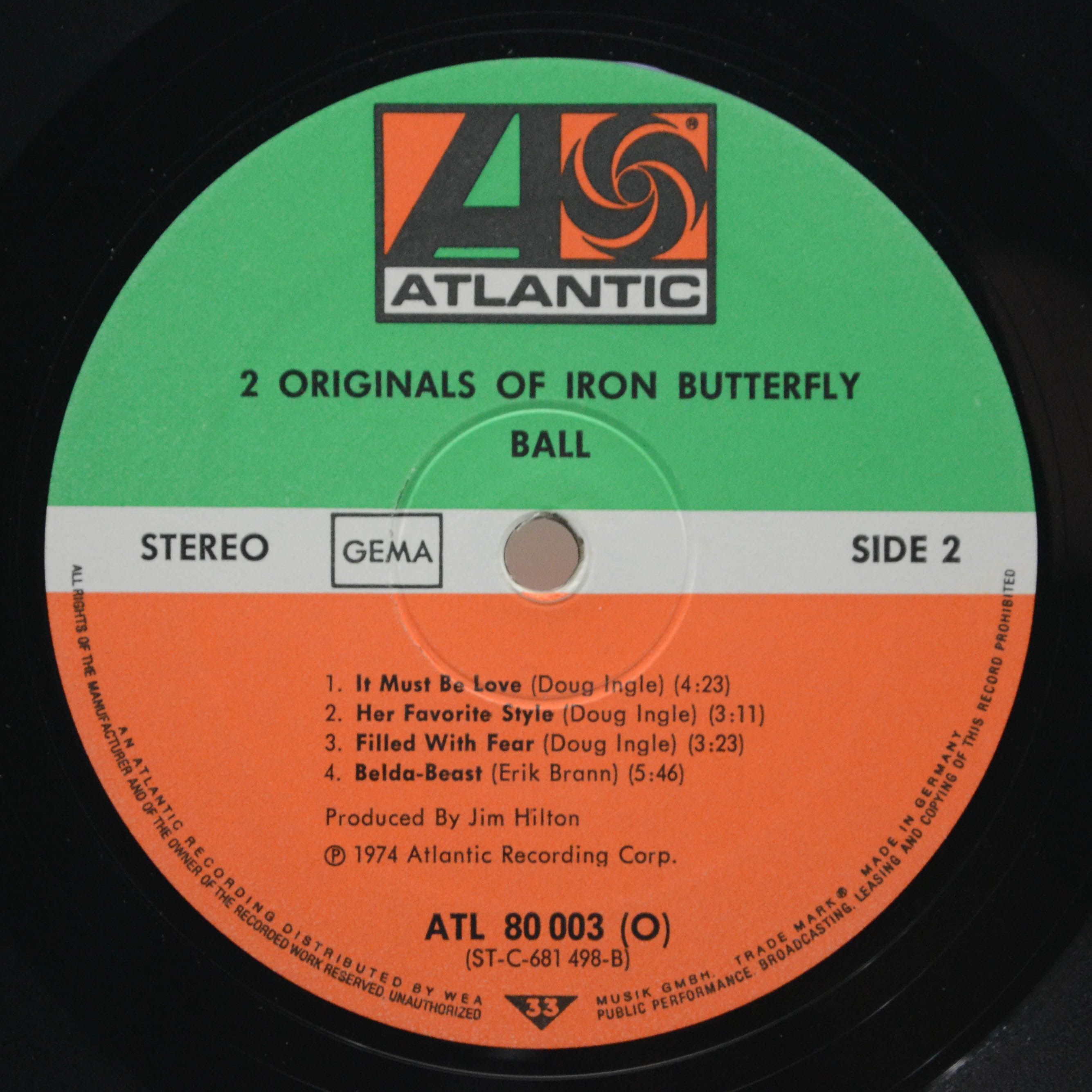 Iron Butterfly — 2 Originals Of Iron Butterfly (2LP), 1974