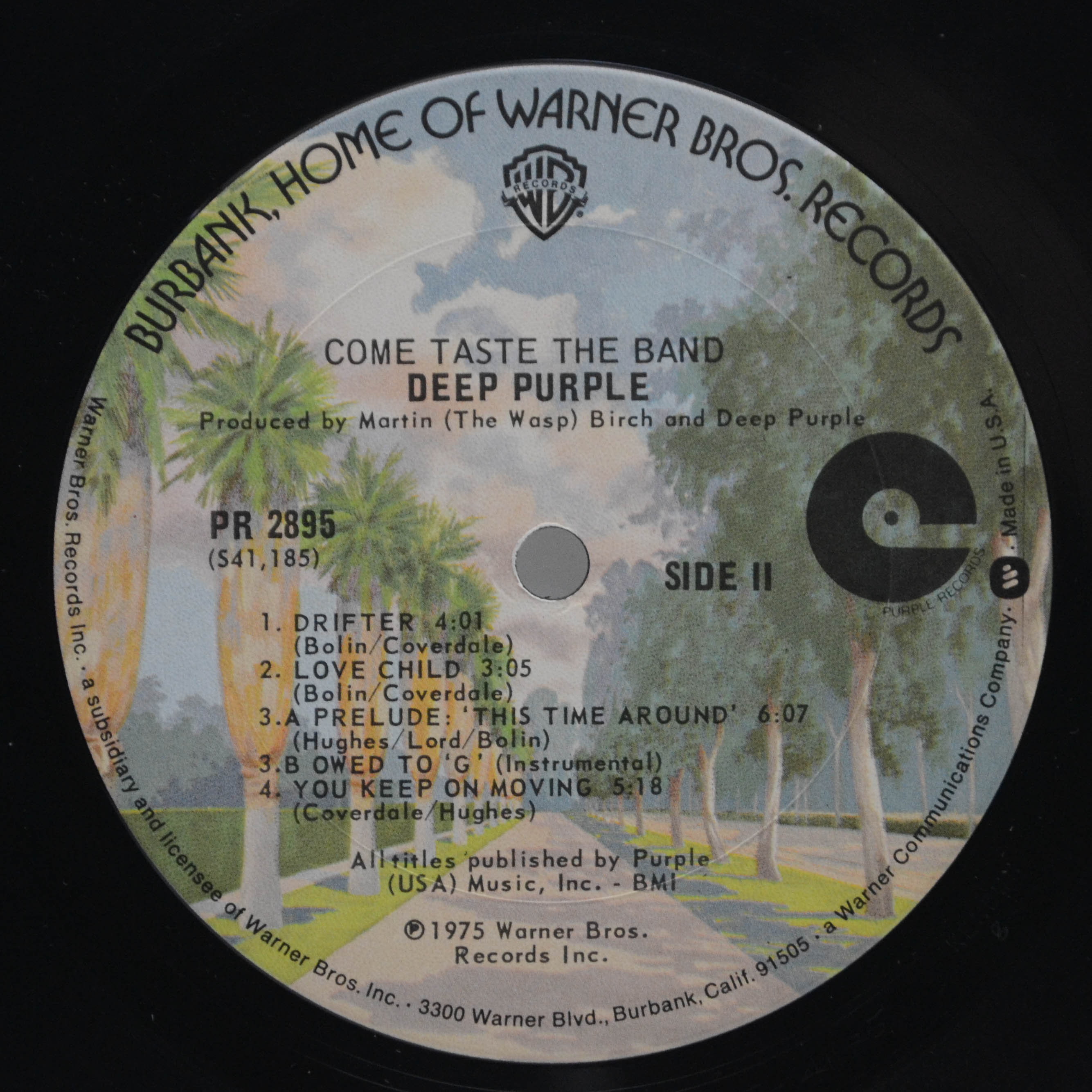 Виниловая пластинка Deep Purple — Come Taste The Band (USA), 1975