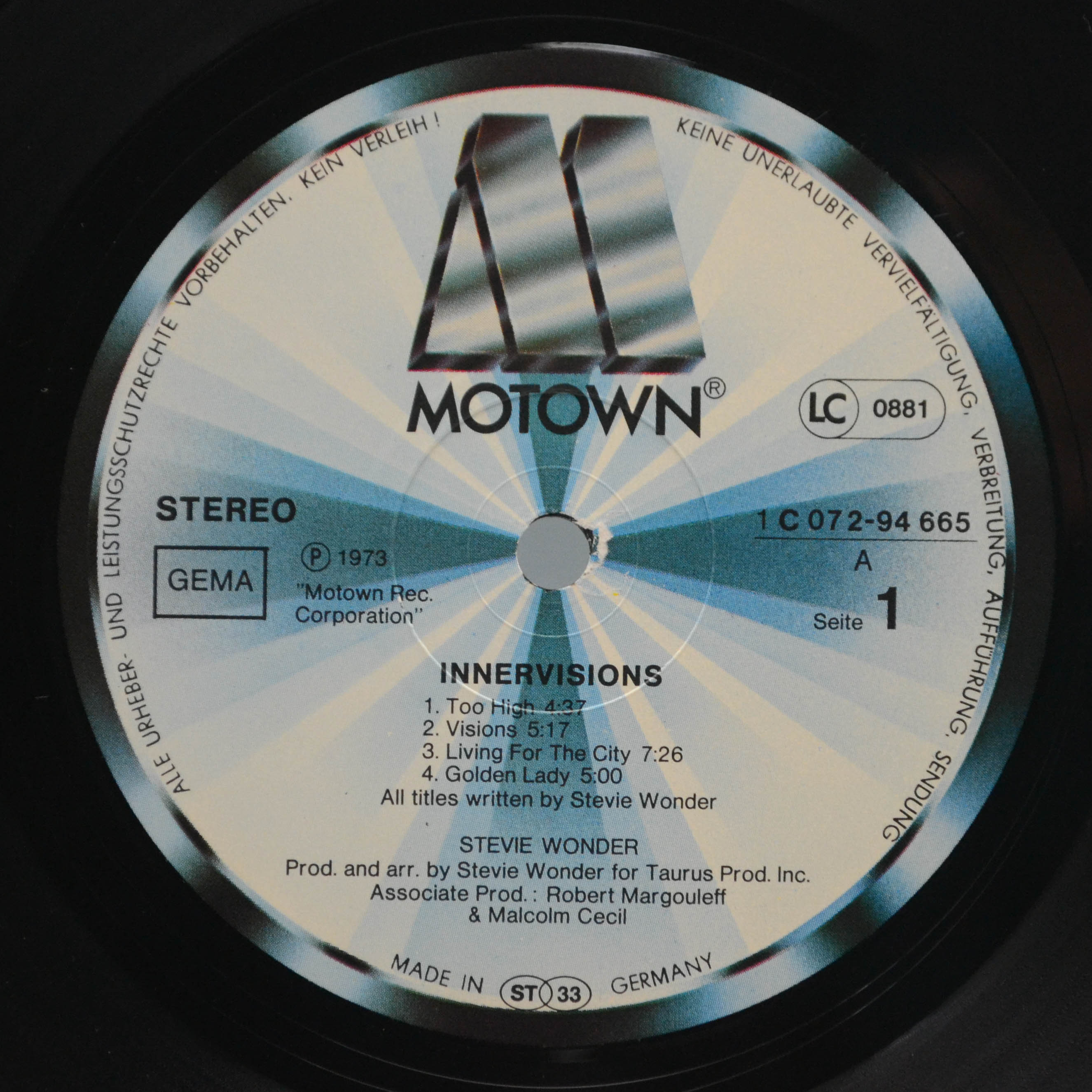 Stevie Wonder — Innervisions, 1973