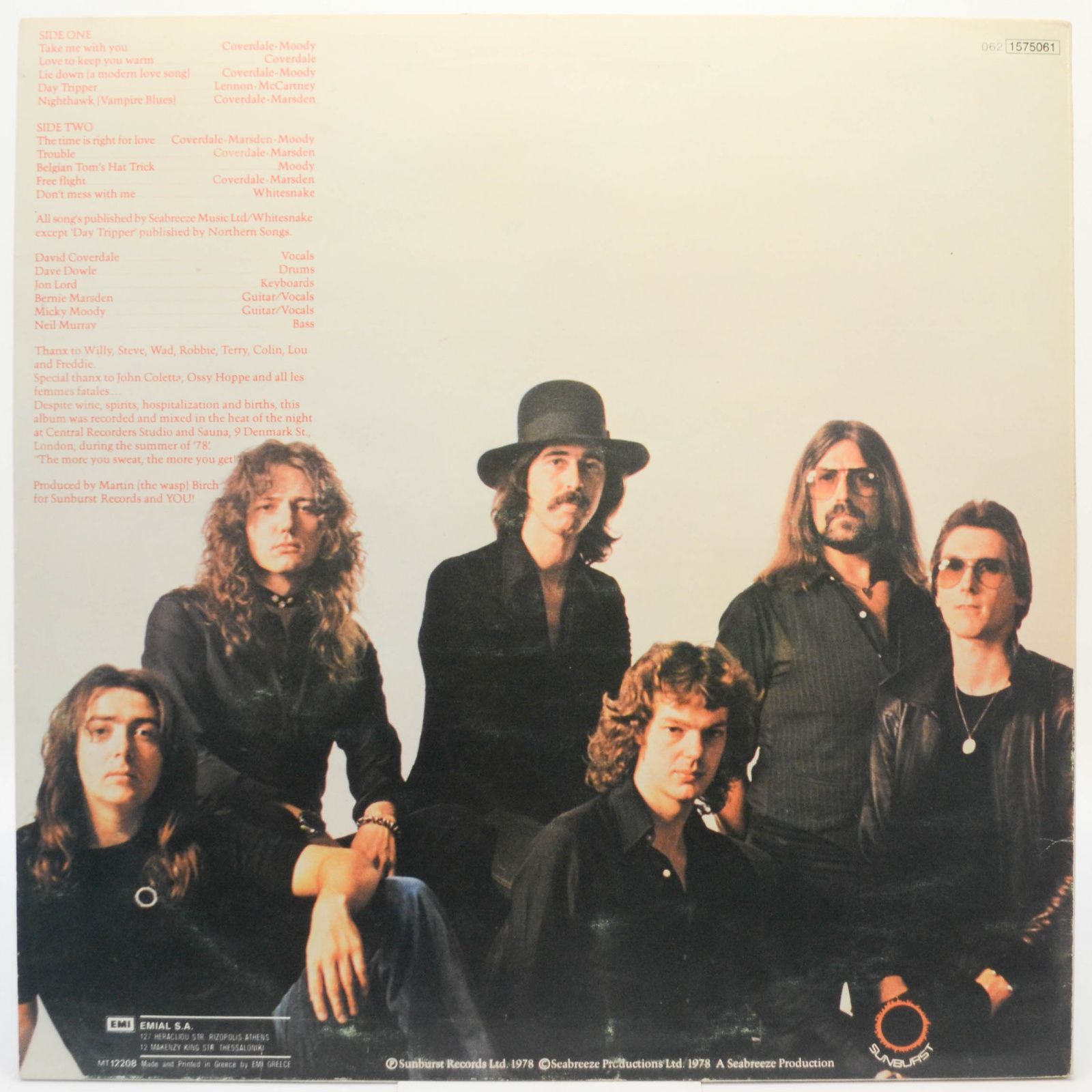 Whitesnake — Trouble, 1985