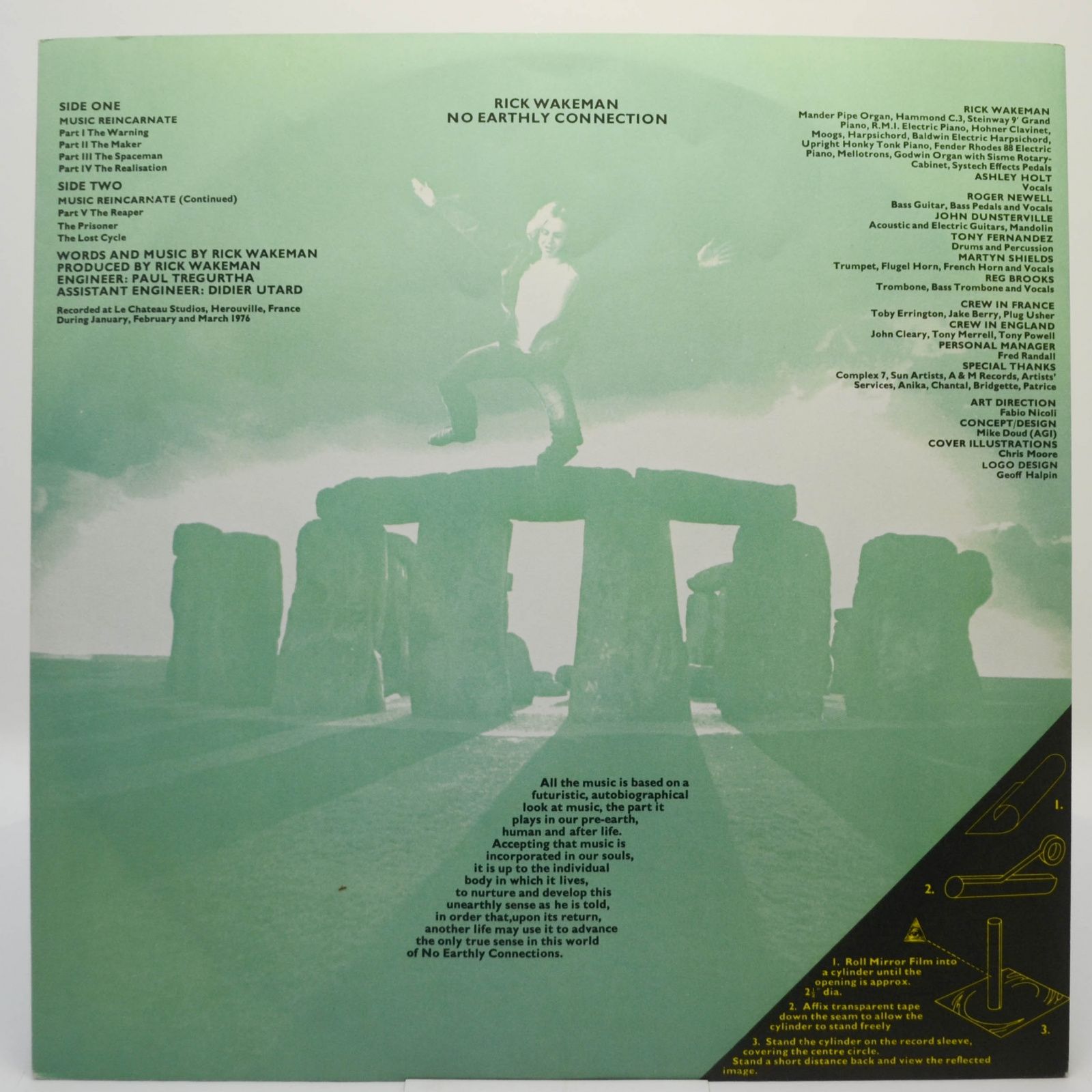 Rick Wakeman And The English Rock Ensemble — No Earthly Connection (1-st, UK), 1976