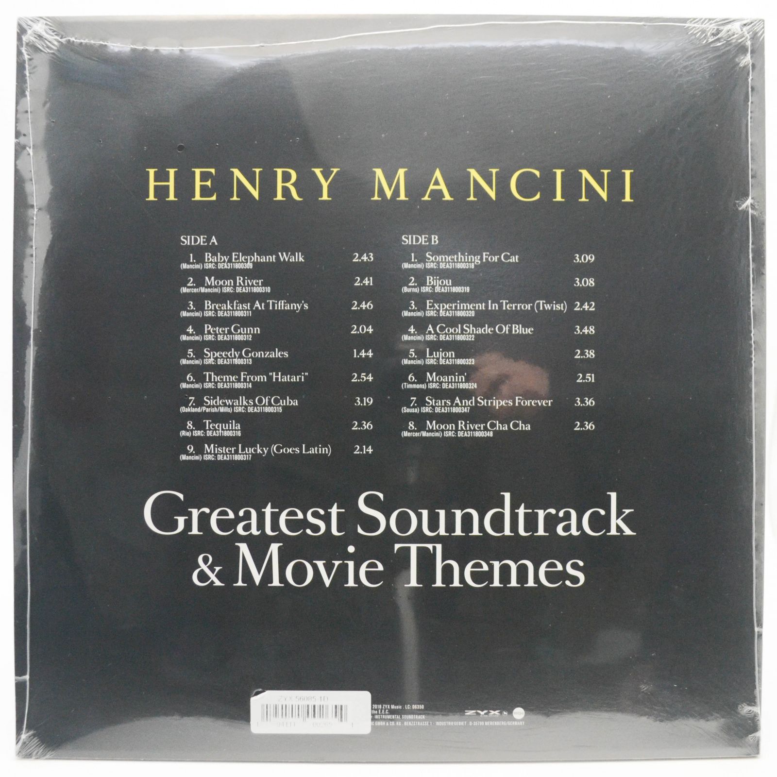 Henry Mancini — Greatest Soundtrack & Movie Themes (LP+CD), 2018