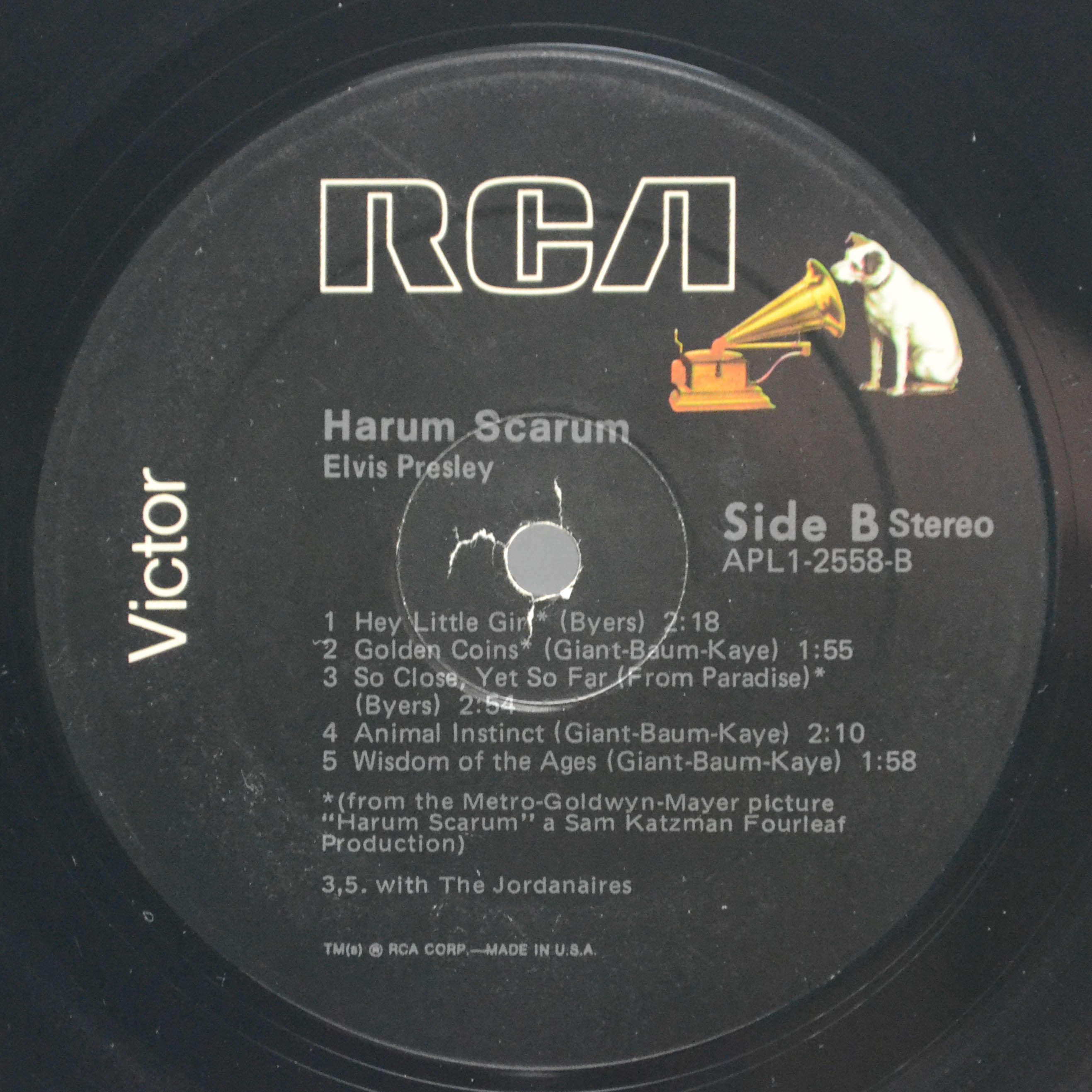 Elvis Presley — Harum Scarum (USA), 1965