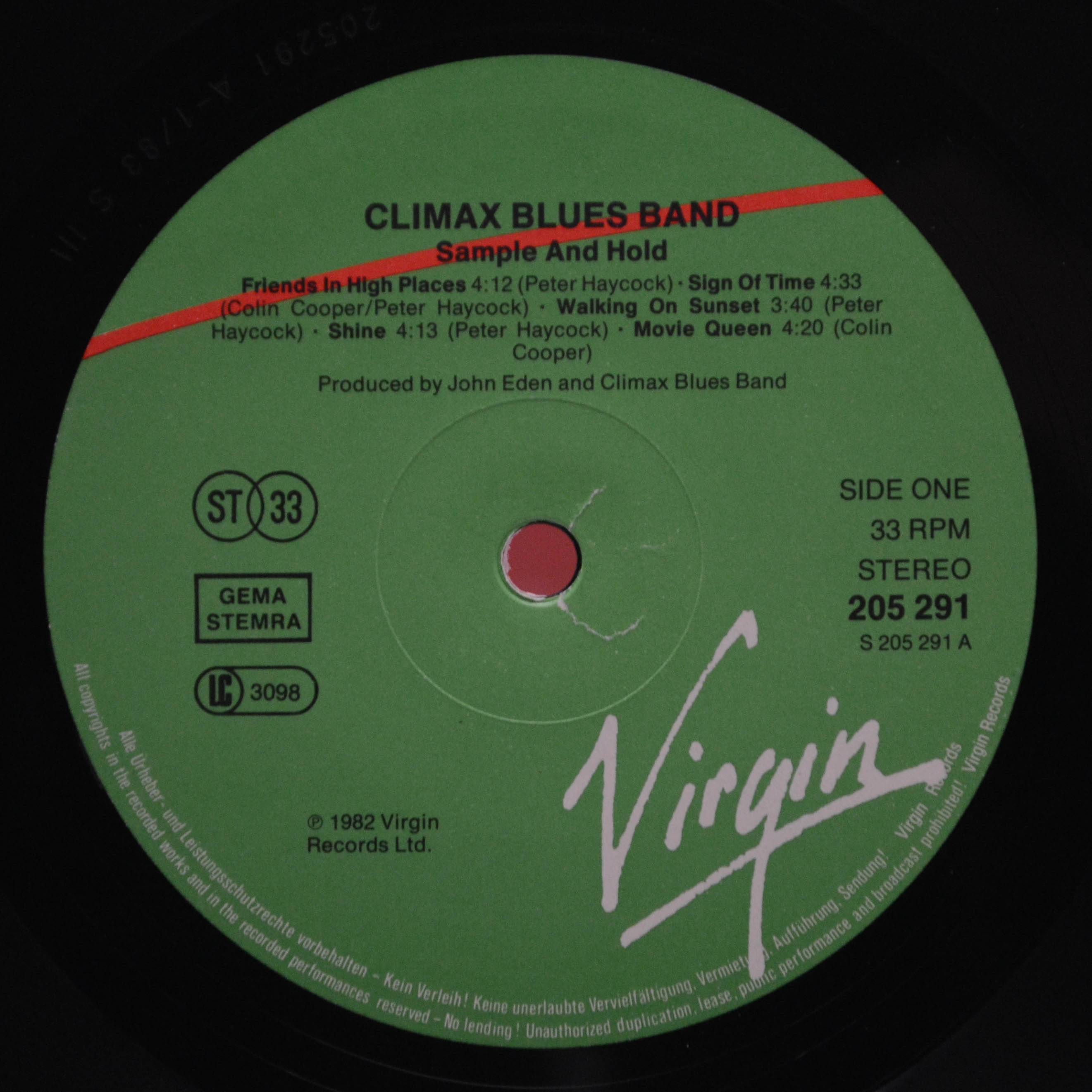 Climax Blues Band — Sample And Hold, 1983