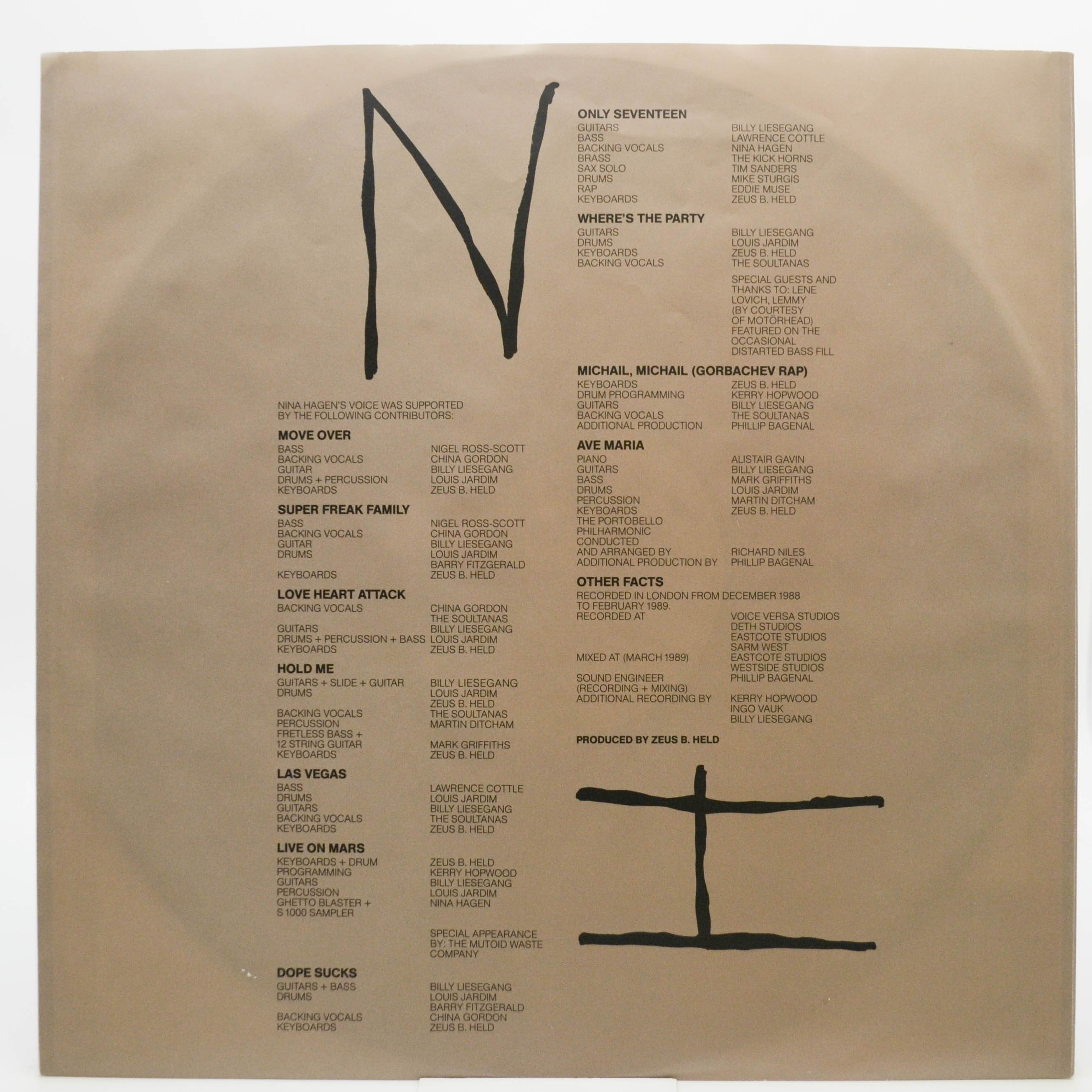 Nina Hagen — Nina Hagen, 1989