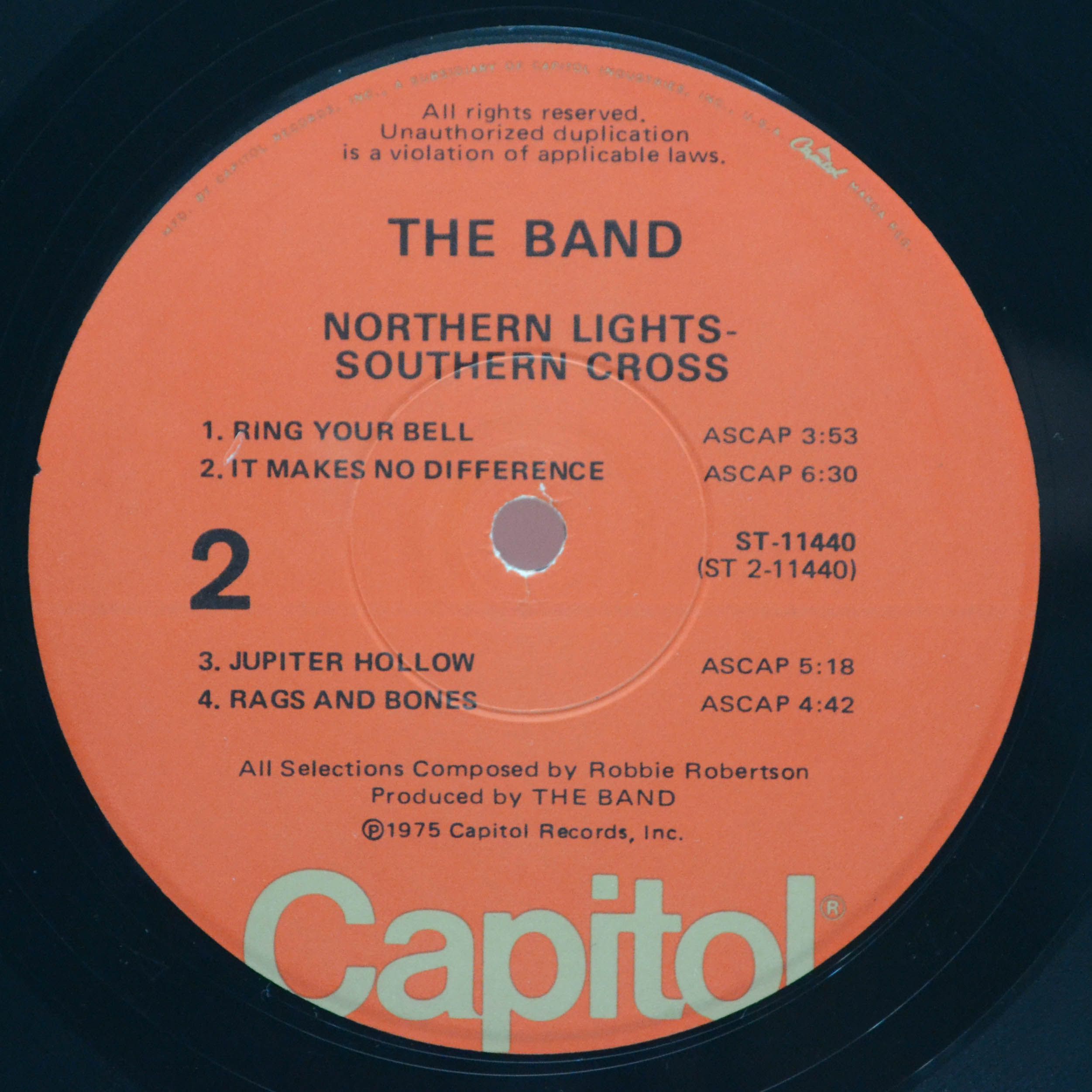 Band — Northern Lights-Southern Cross (1-st, USA), 1975