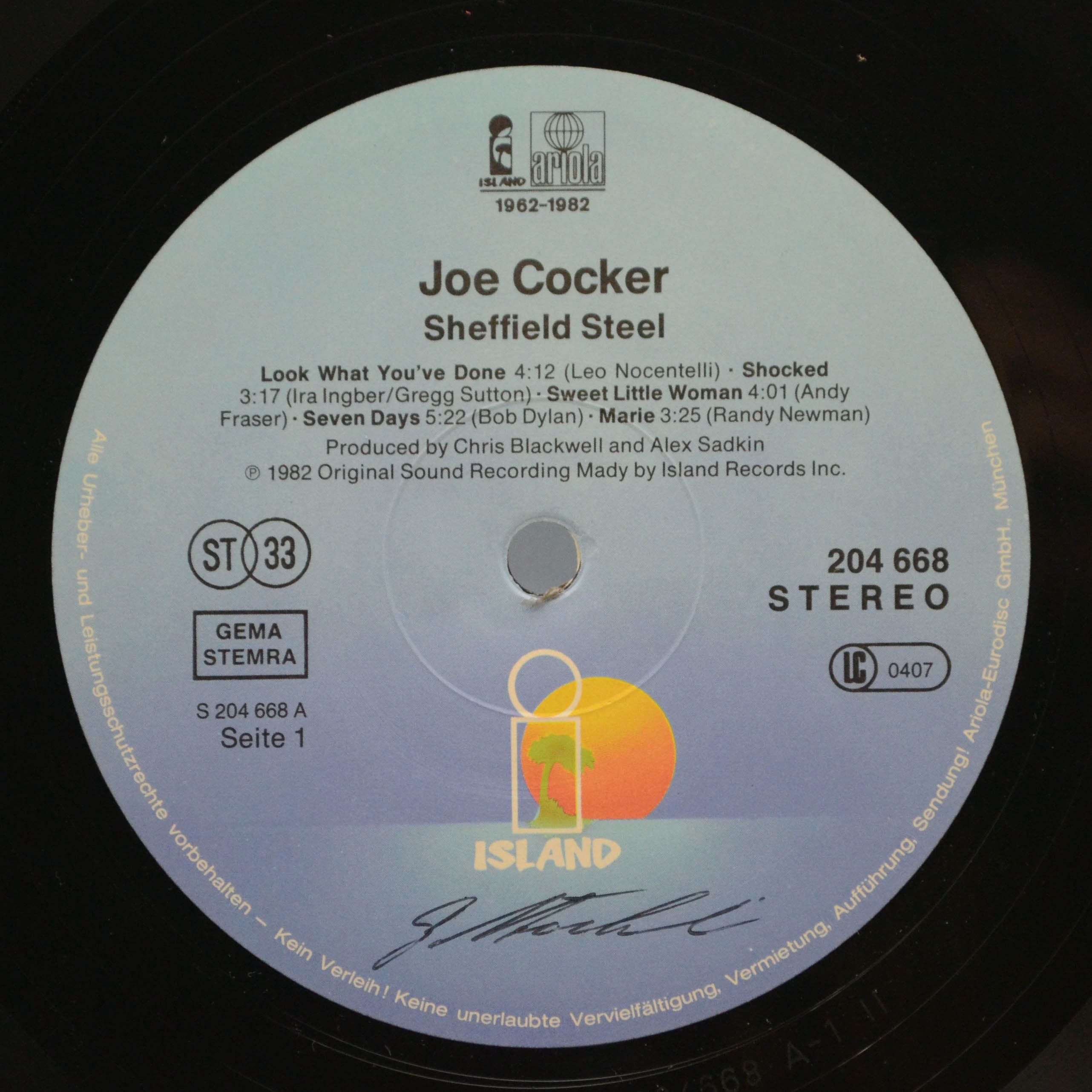 Joe Cocker — Sheffield Steel, 1982