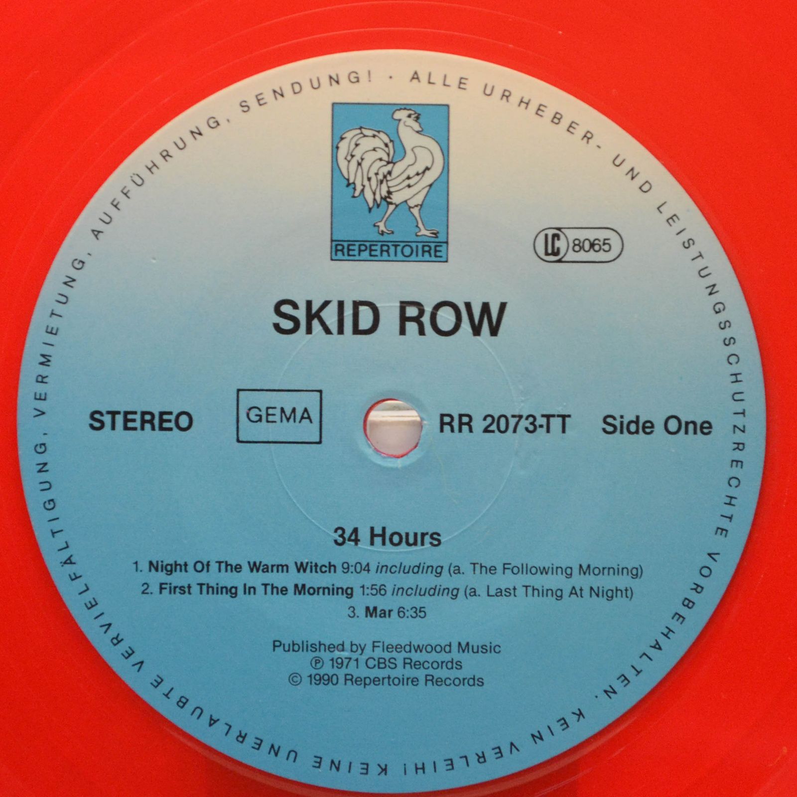 Skid Row (feat. Gary Moore) — 34 Hours, 1990