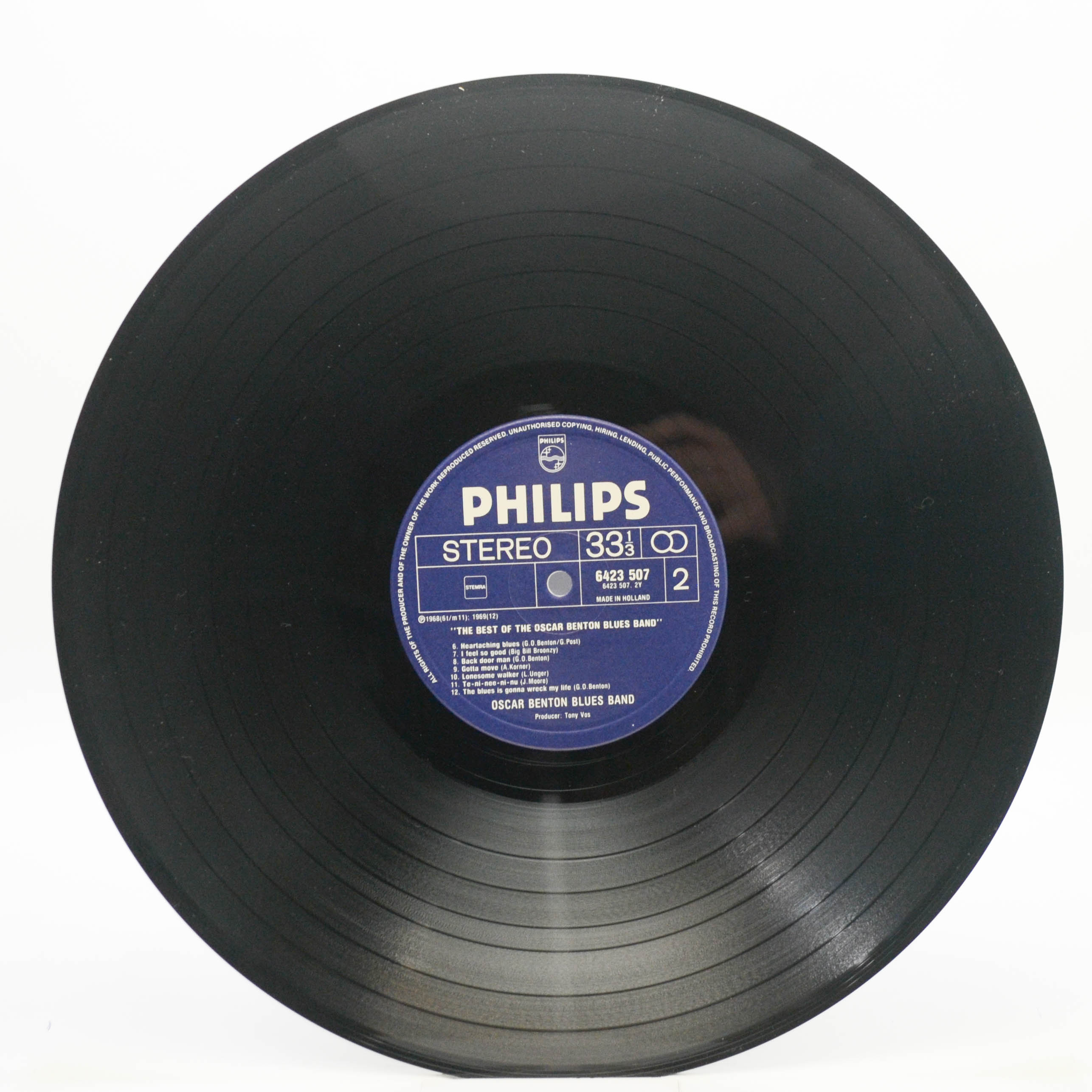 Oscar Benton Blues Band — The Best Of (Holland), 1972