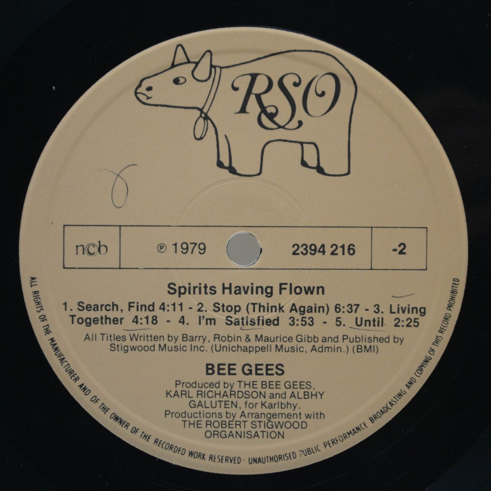 Bee Gees — Spirits Having Flown, 1979