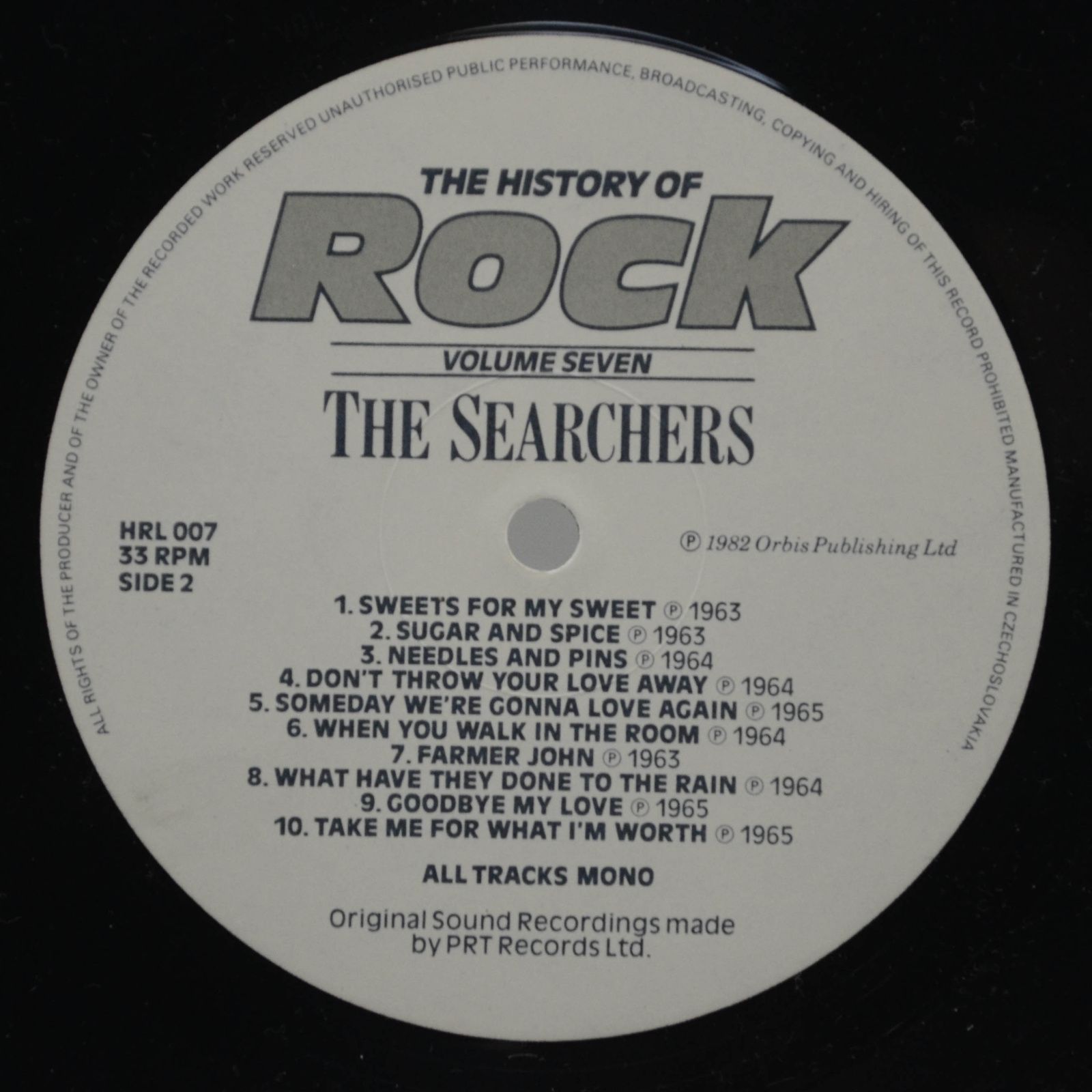 Hollies / Searchers / Kinks / Manfred Mann — The History Of Rock (Volume Seven) (2LP, UK), 1982