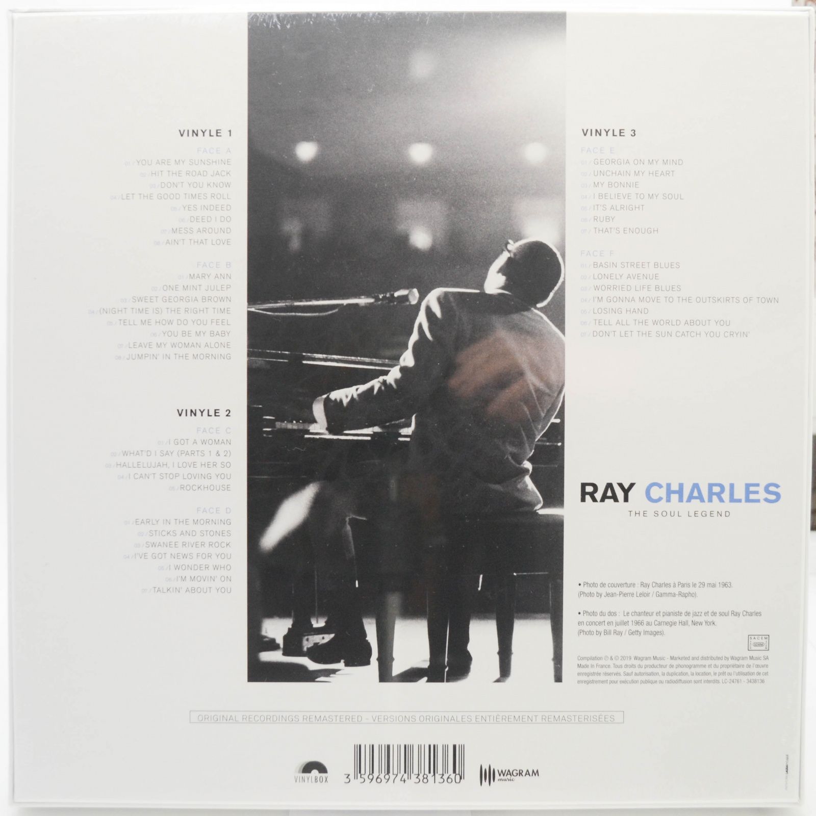 Ray Charles — The Soul Legend (3LP, Box-set), 2019