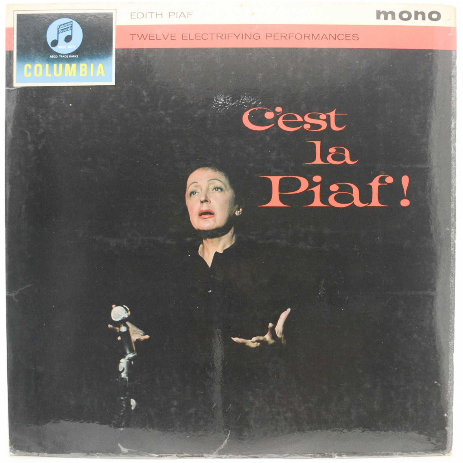 Edith Piaf — C'est la Piaf! Twelve Electrifying Performances. (UK), 1964