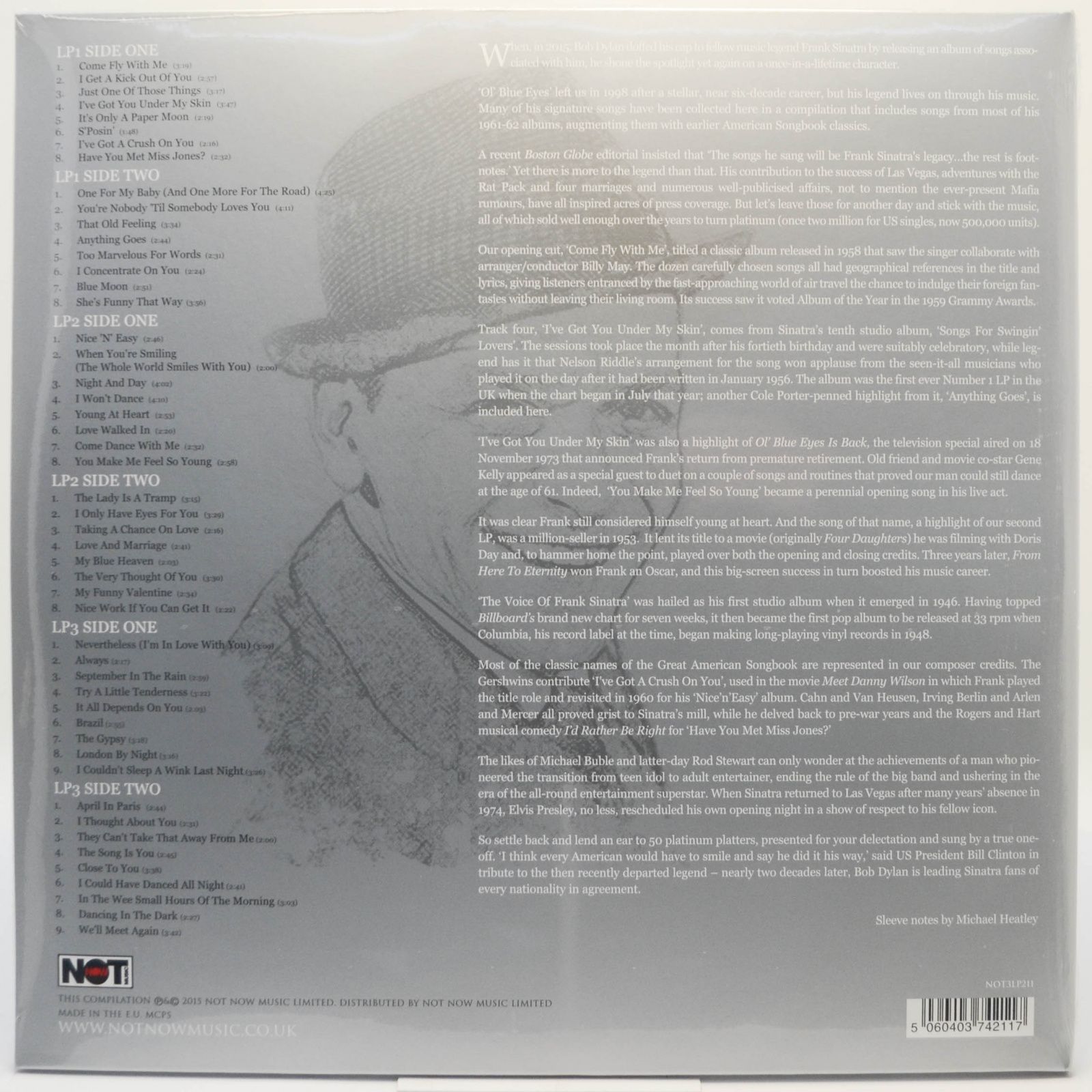 Frank Sinatra — The Platinum Collection (3LP), 2015