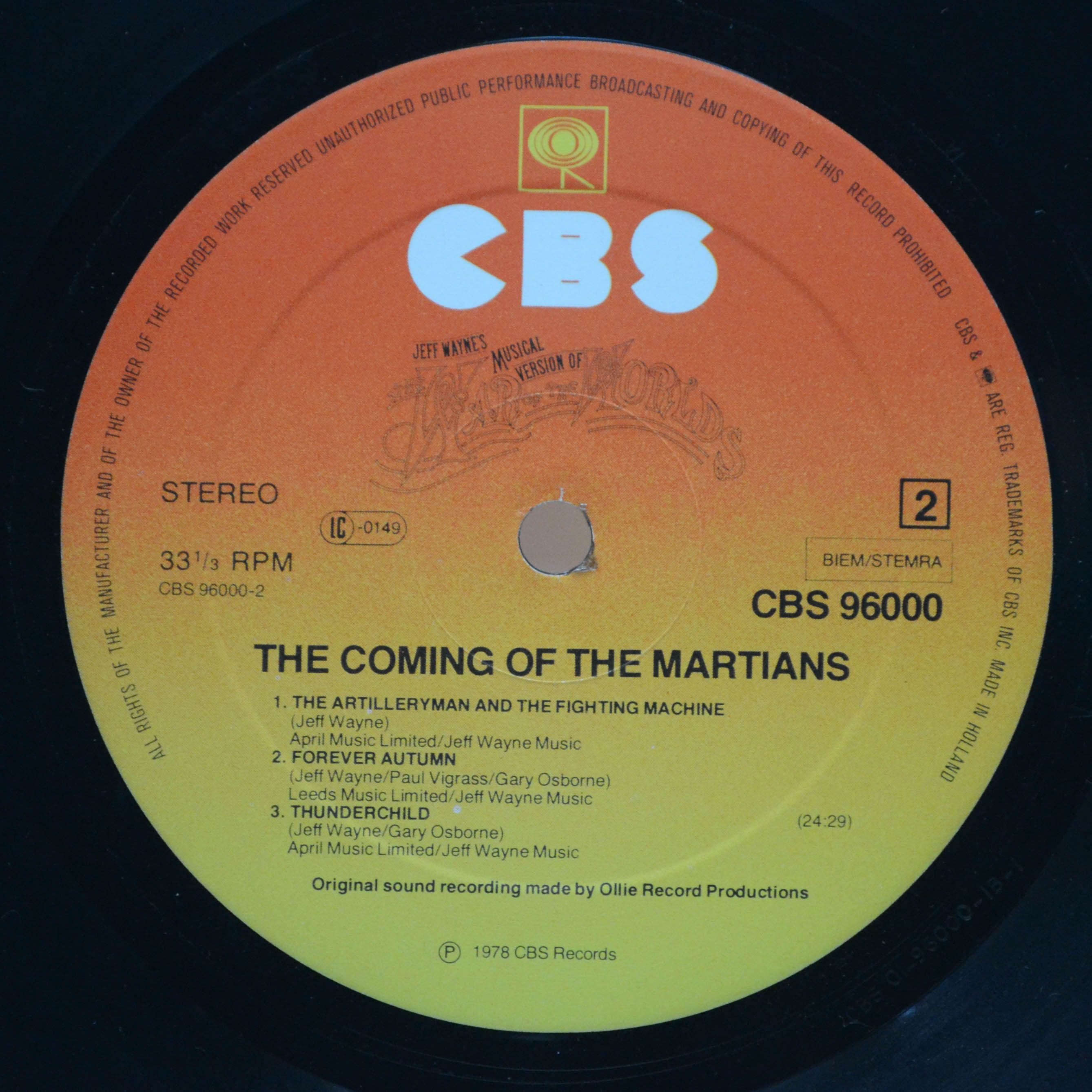 Jeff Wayne — Jeff Wayne's Musical Version Of The War Of The Worlds (2LP, booklet), 1978