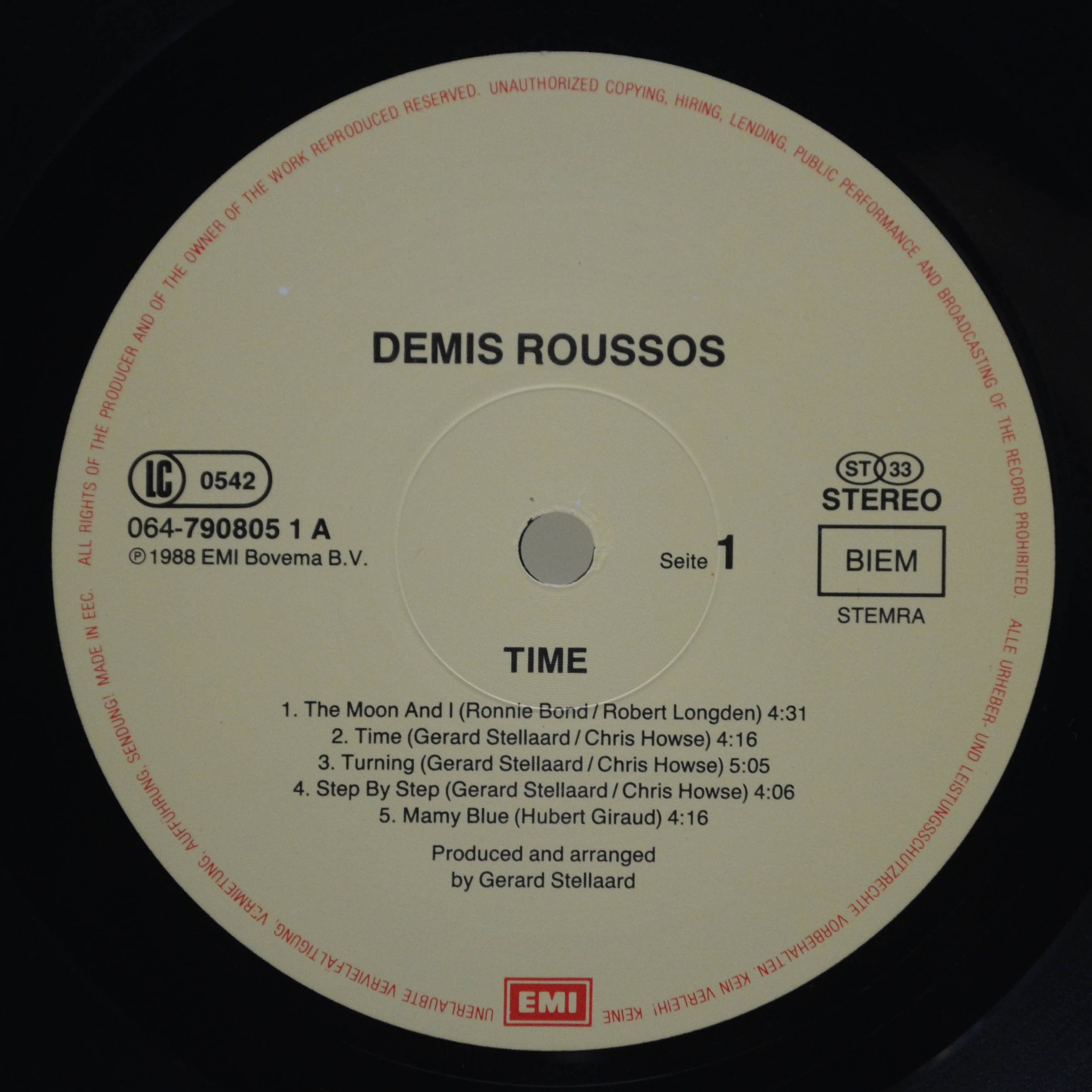Demis Roussos — Time, 1988