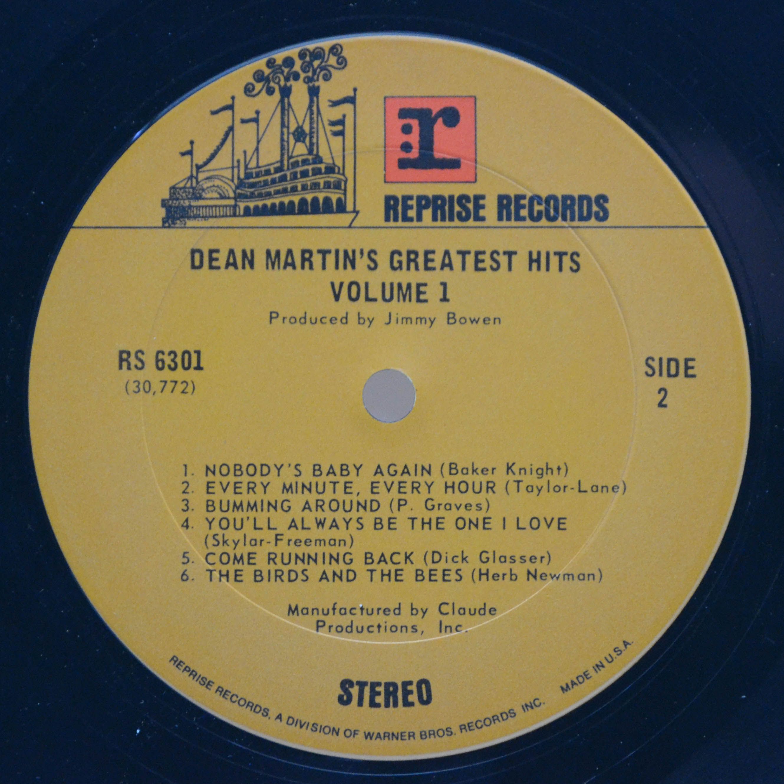 Dean Martin — Dean Martin's Greatest Hits! Vol. 1 (USA), 1968