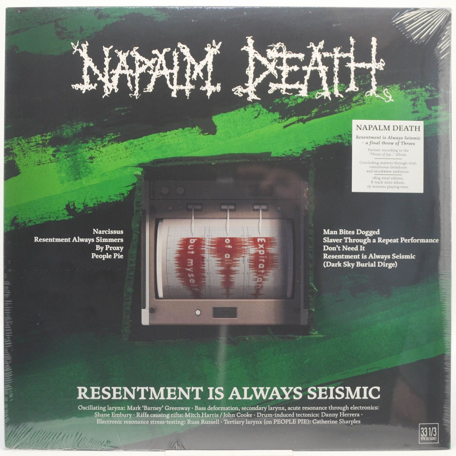 Napalm Death — Resentment Is Always Seismic – A Final Throw Of Throes, 2022