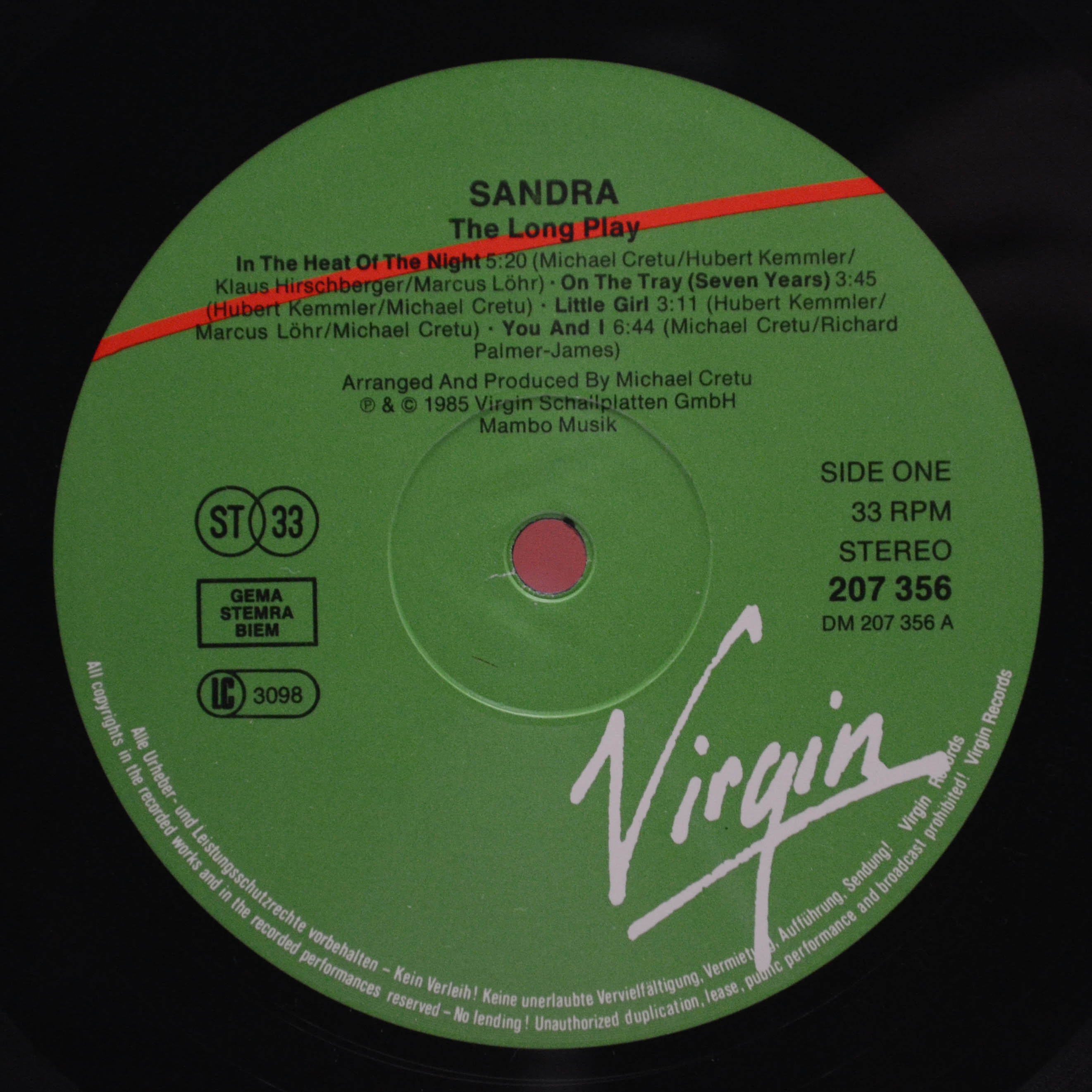 Sandra — The Long Play, 1985