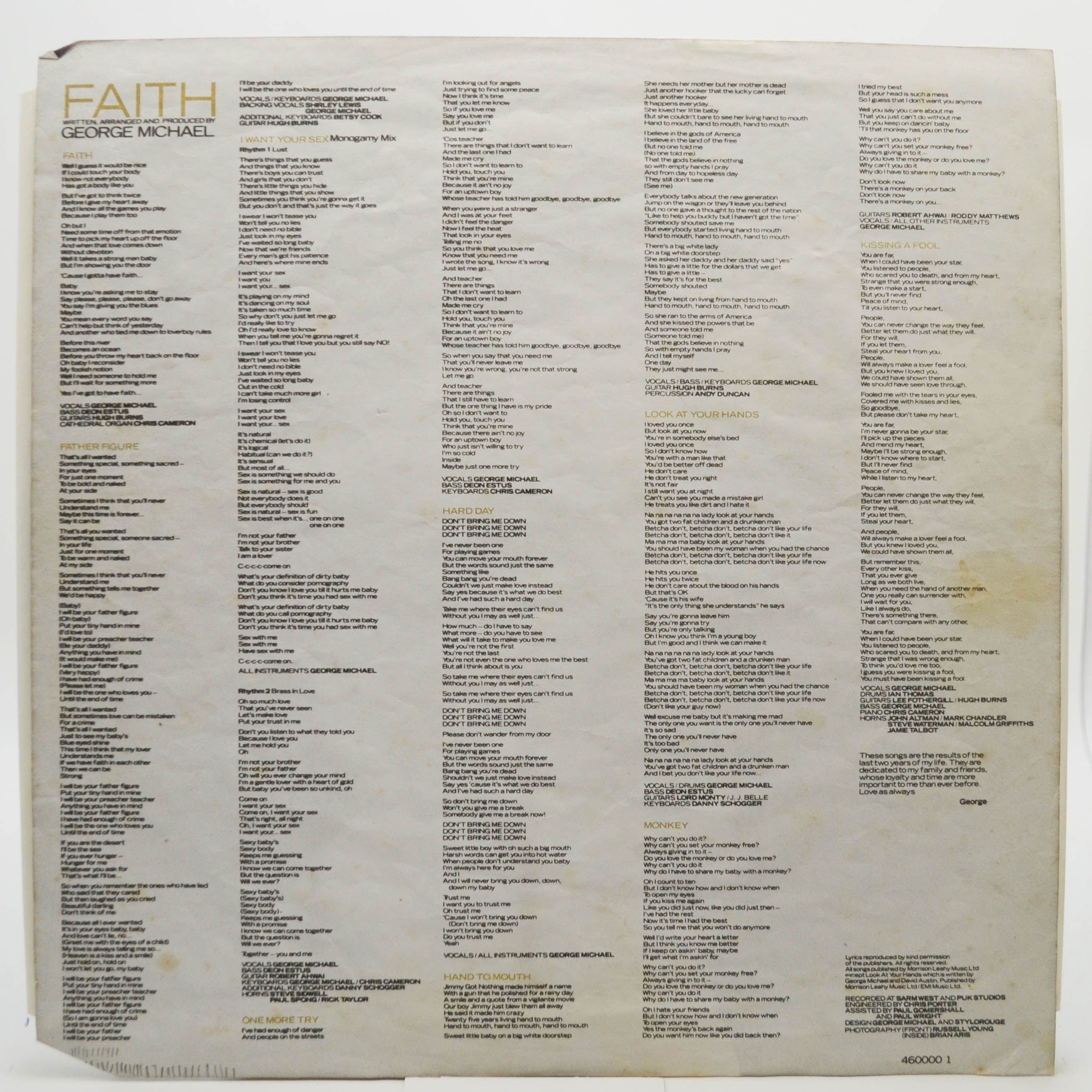 George Michael — Faith, 1987