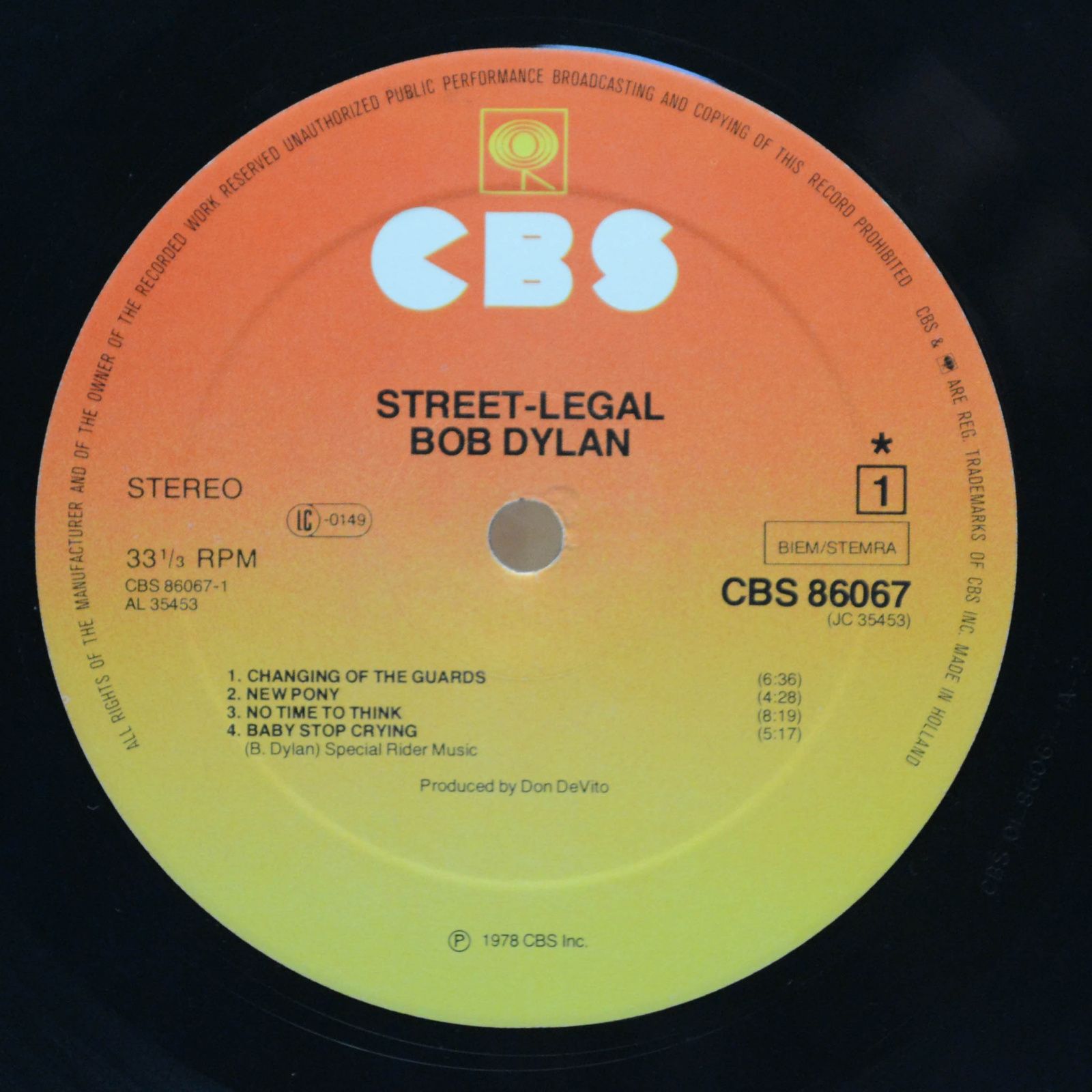 Bob Dylan — Street-Legal, 1978