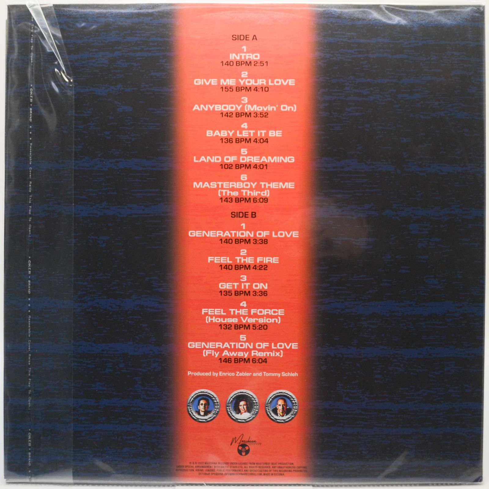 Masterboy — Generation Of Love - The Album, 1995
