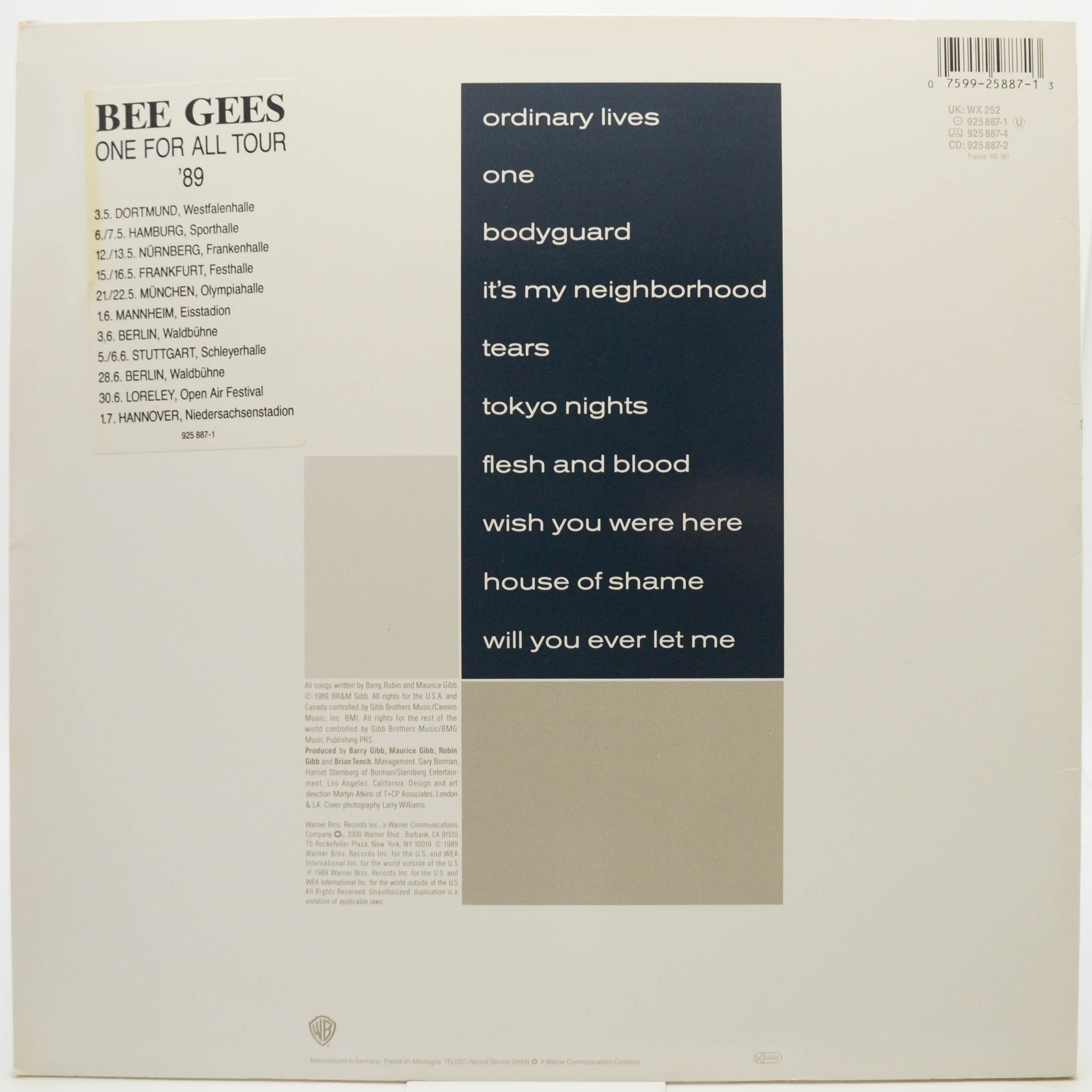 Bee Gees — One, 1989