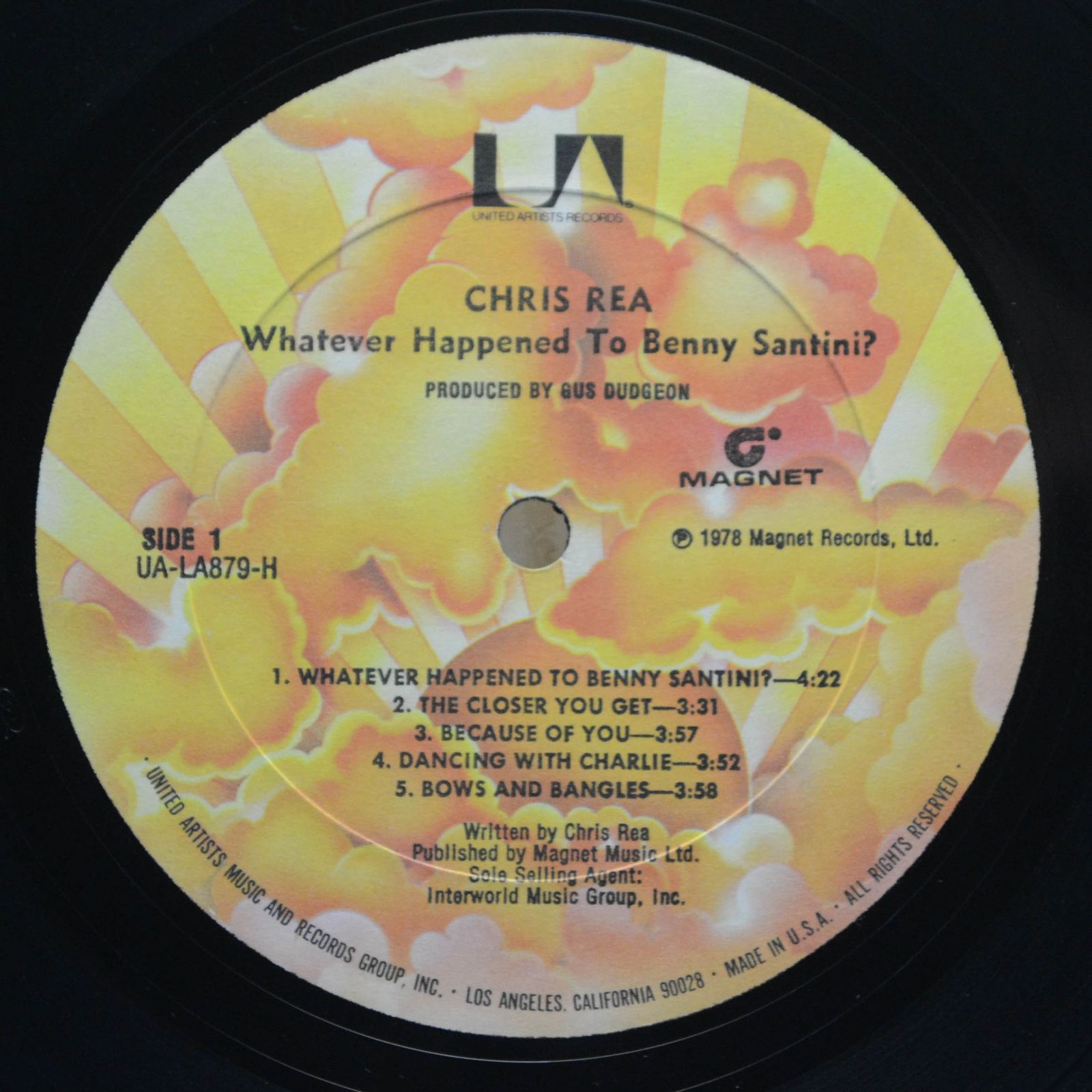 Chris Rea Whatever Happened To Benny Santini Usa 2860 ₽ купить виниловую пластинку с доставкой 5593