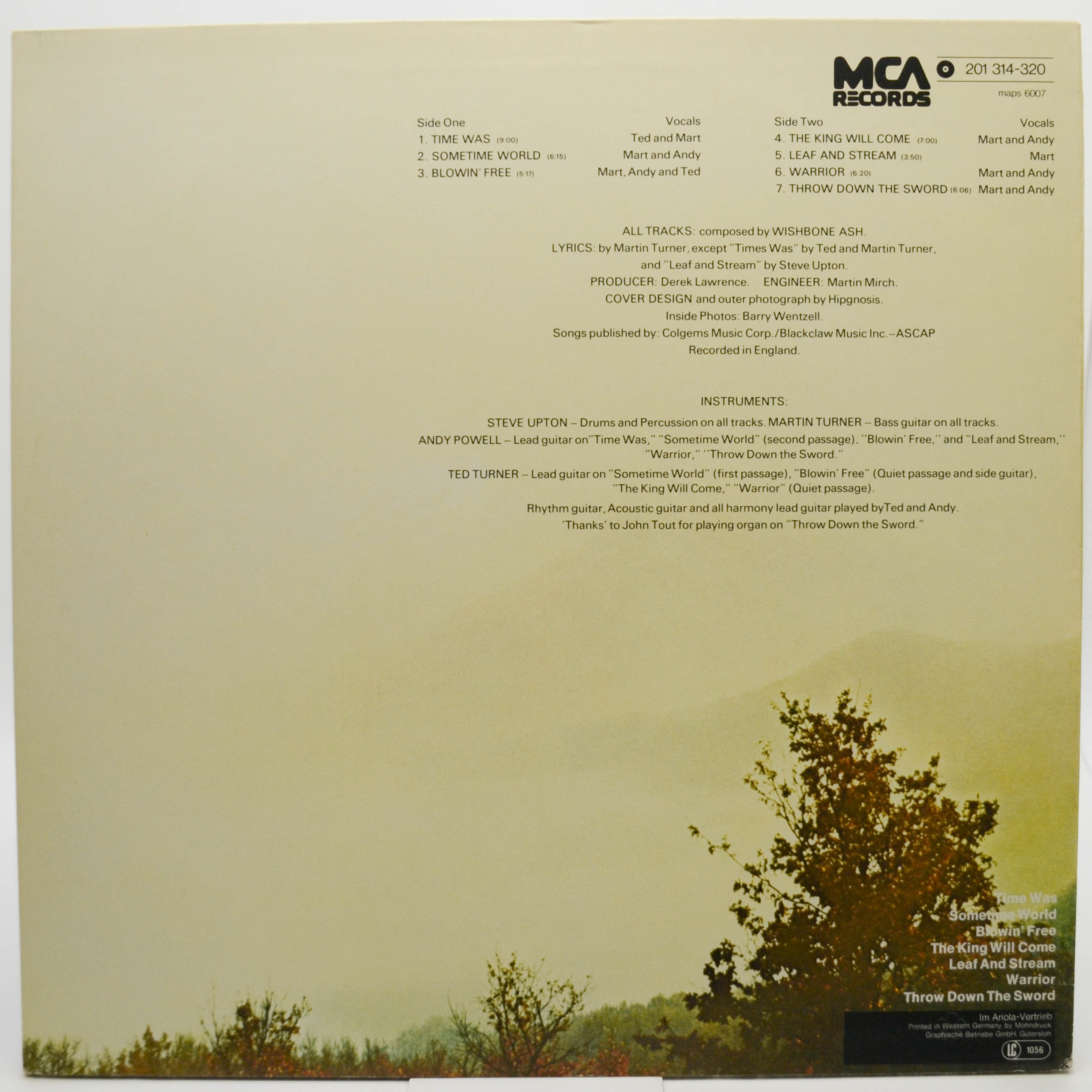 Wishbone Ash — Argus, 1972