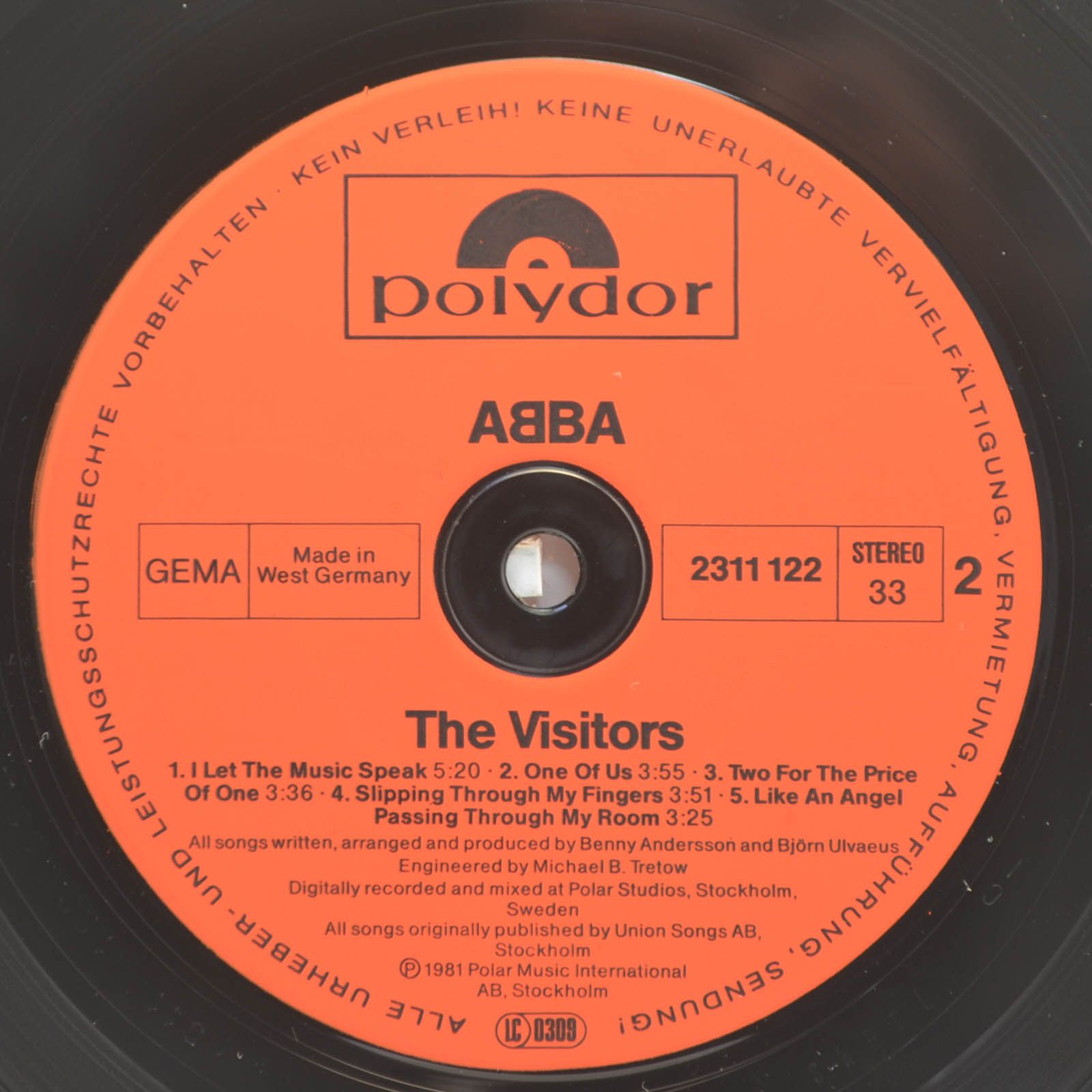 ABBA — The Visitors, 1981