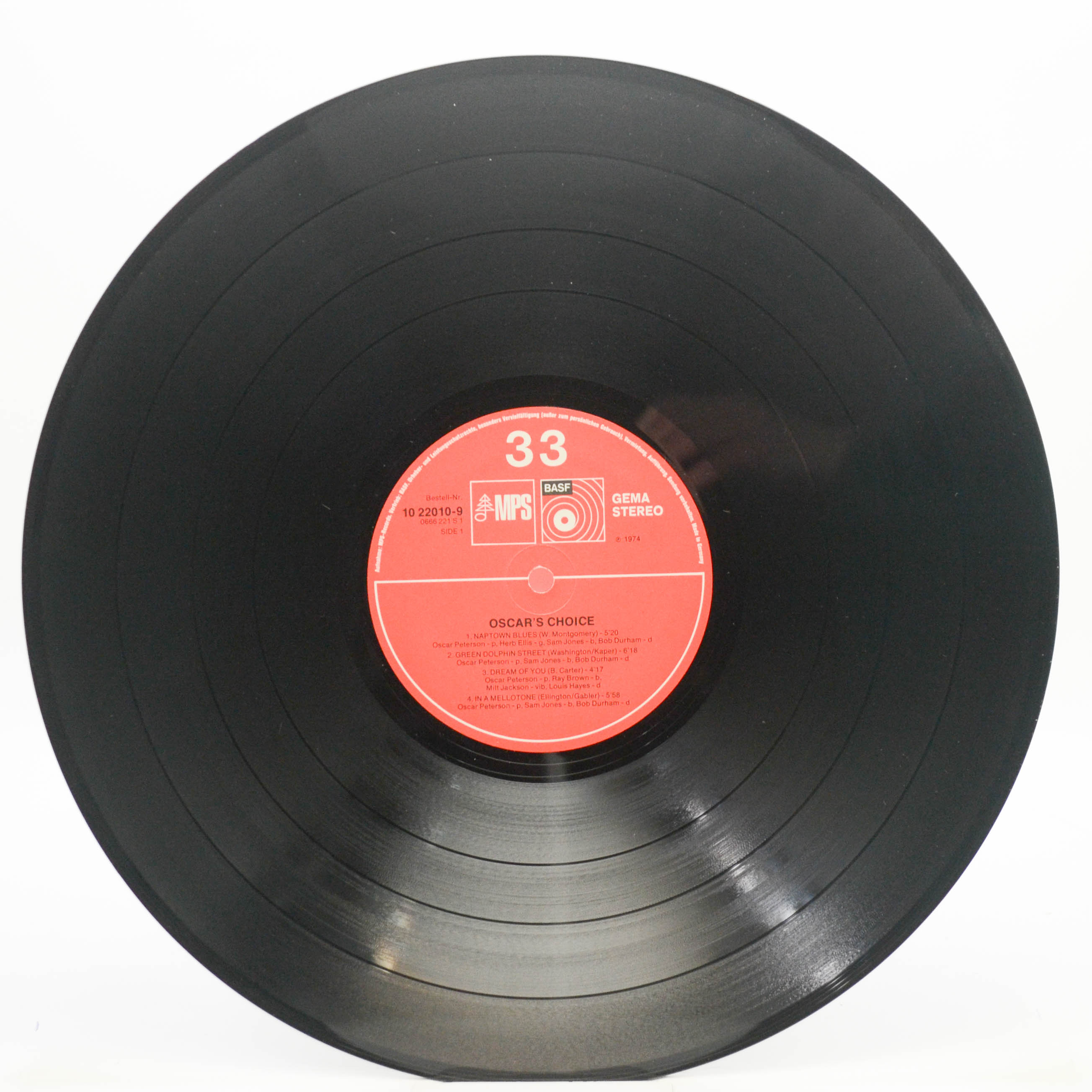 Oscar Peterson — Oscar's Choice, 1974