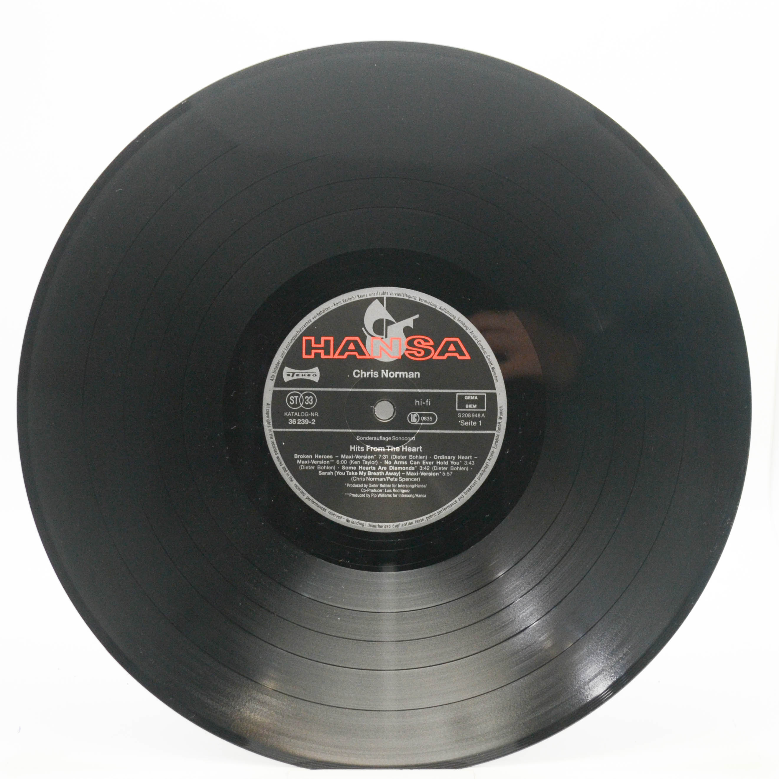 Chris Norman — Hits From The Heart, 1988