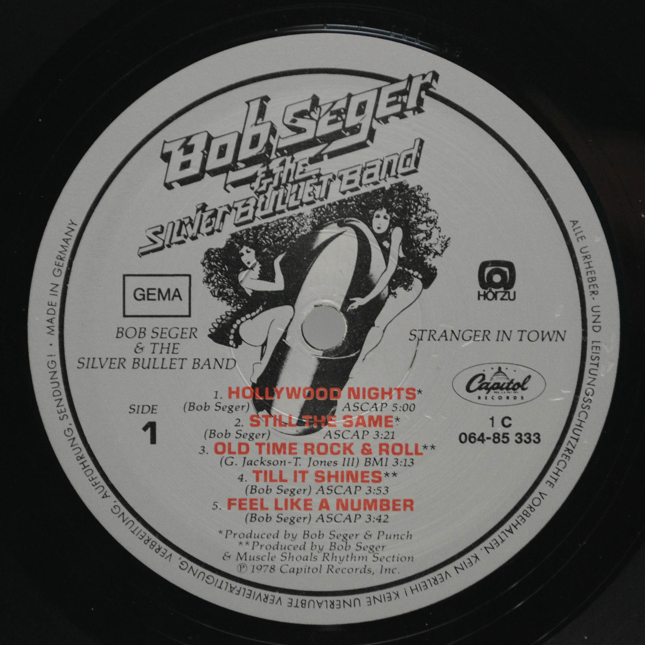 Bob Seger & The Silver Bullet Band — Stranger In Town, 1978