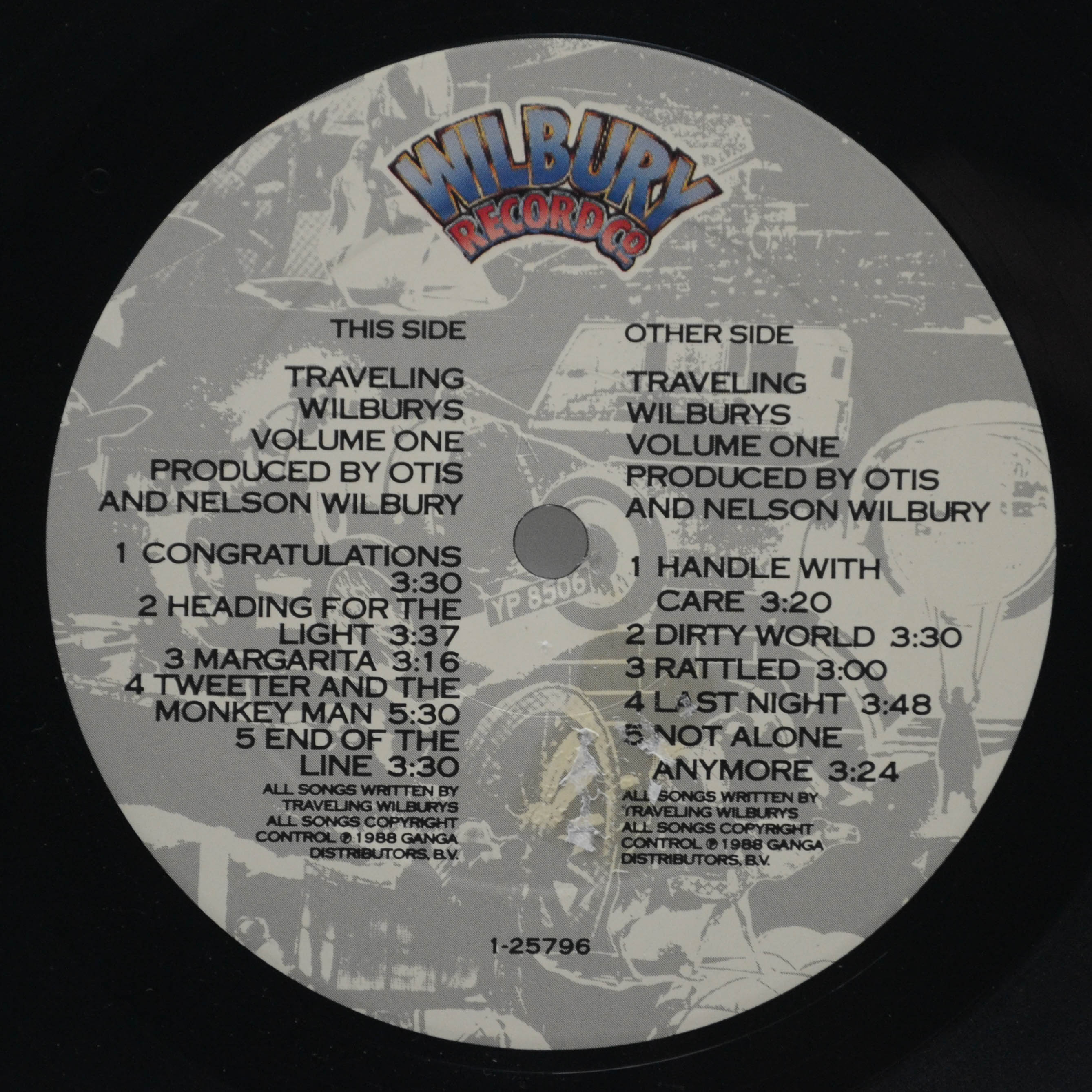 Traveling Wilburys — Volume One (1-st, USA), 1988