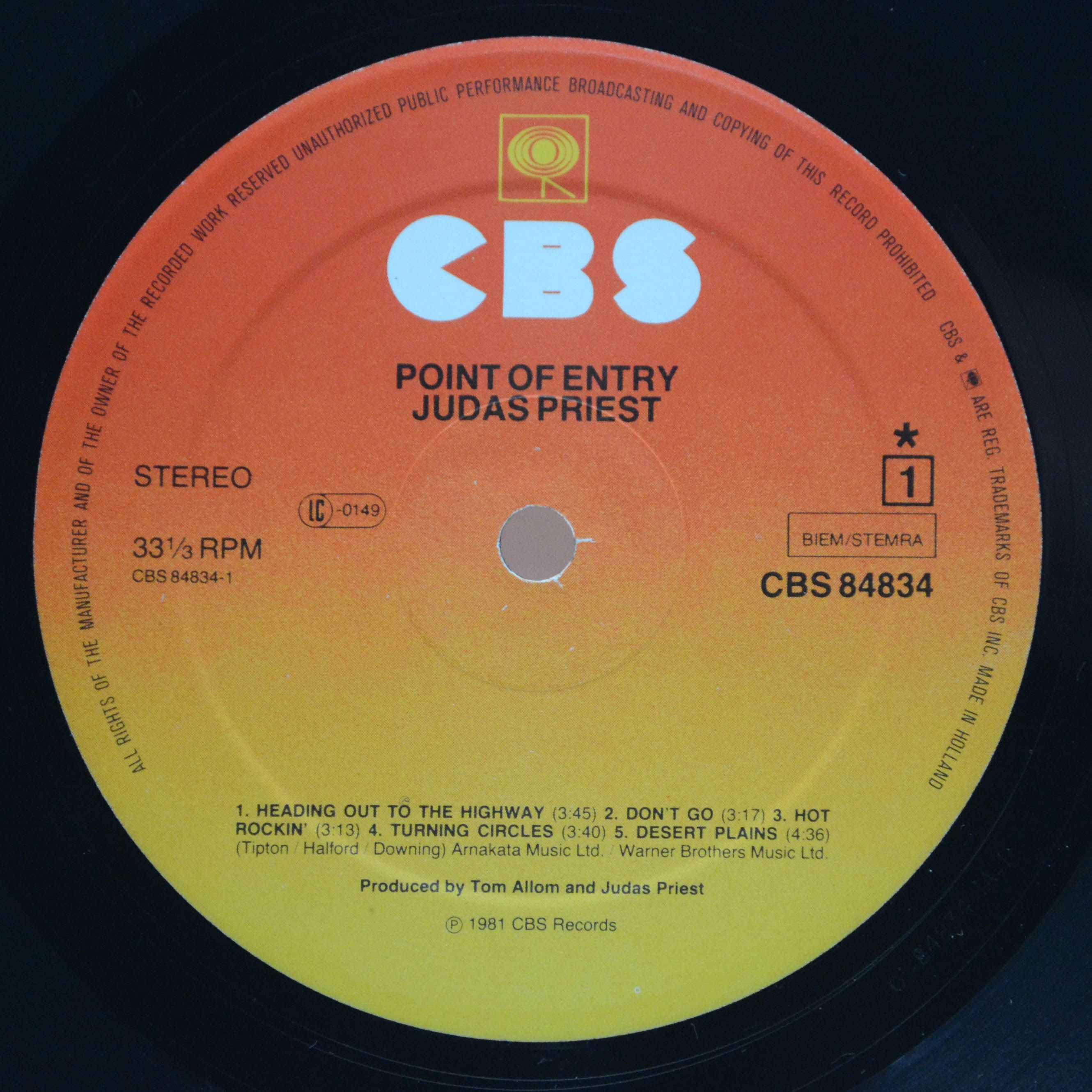 Judas Priest — Point Of Entry, 1981