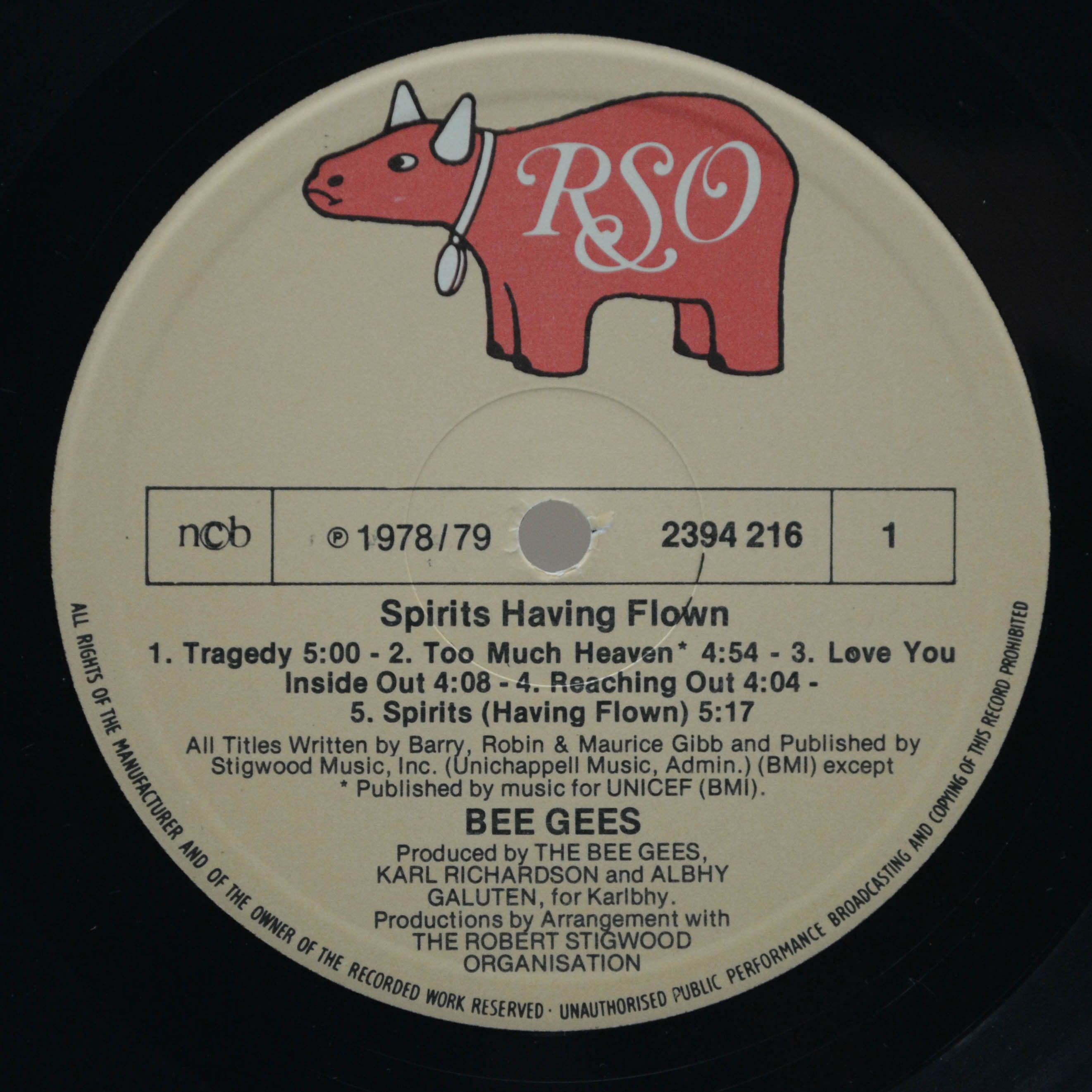 Bee Gees — Spirits Having Flown, 1979