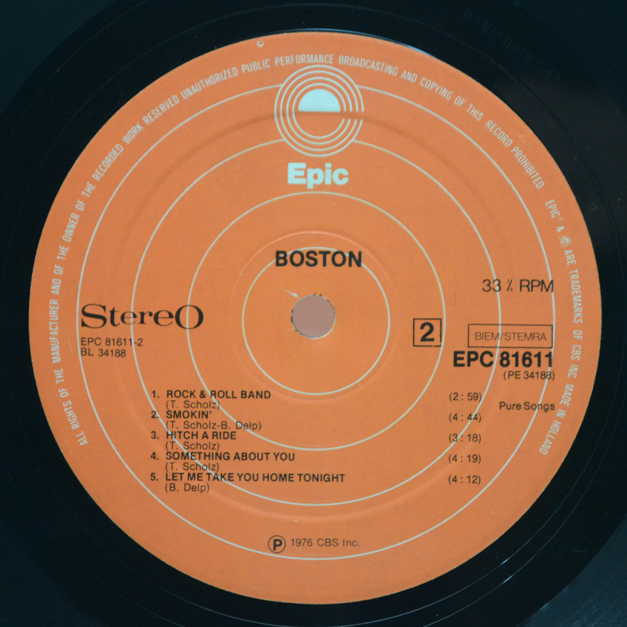 Boston — Boston, 1976