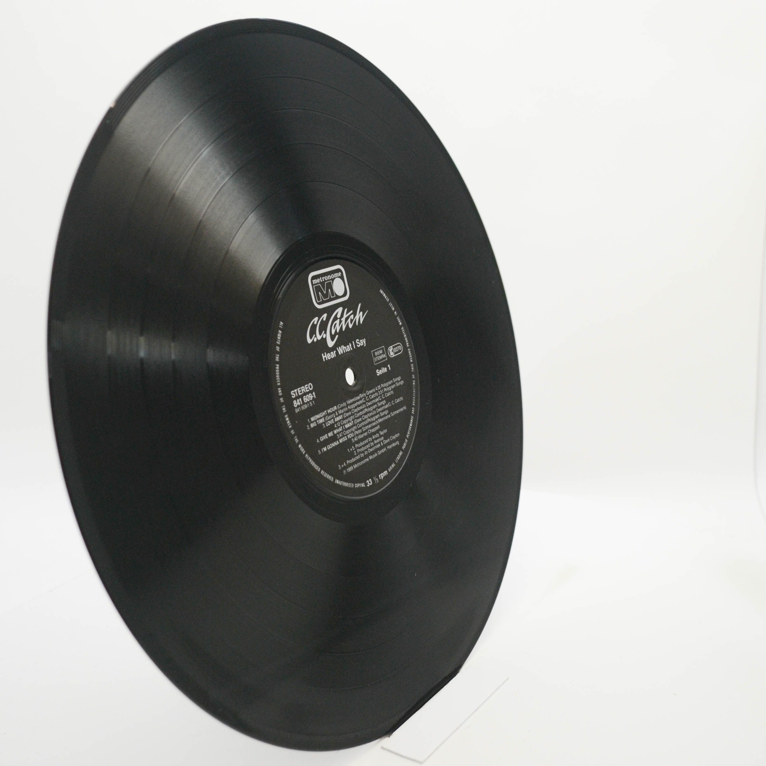 C.C. Catch — Hear What I Say, 1989