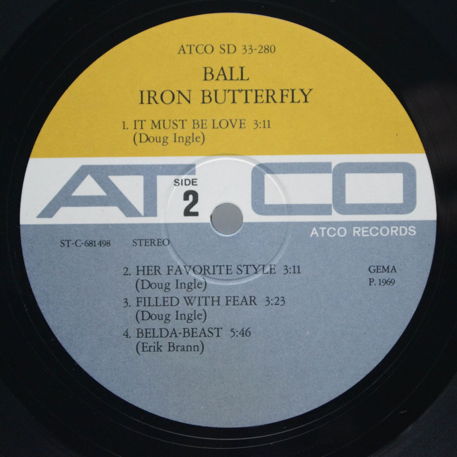 Iron Butterfly — Ball, 1969