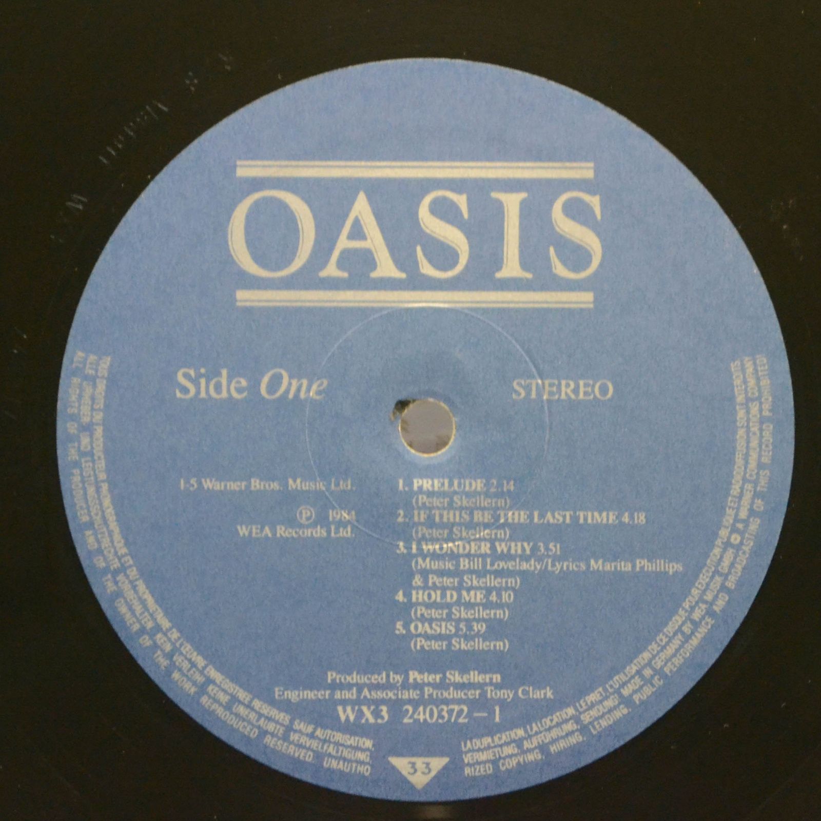 Oasis — Oasis, 1984