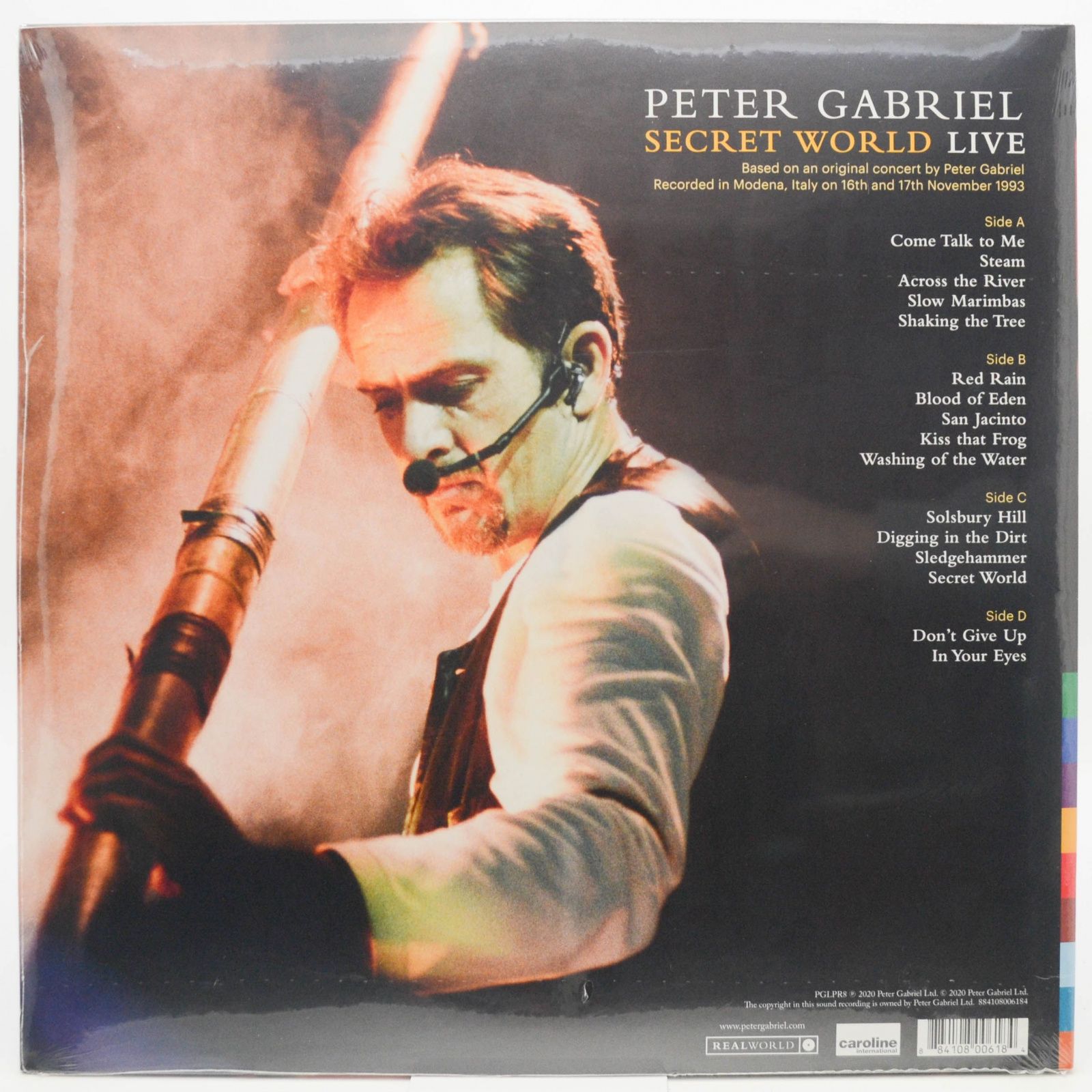 Peter Gabriel — Secret World Live (2LP), 1994