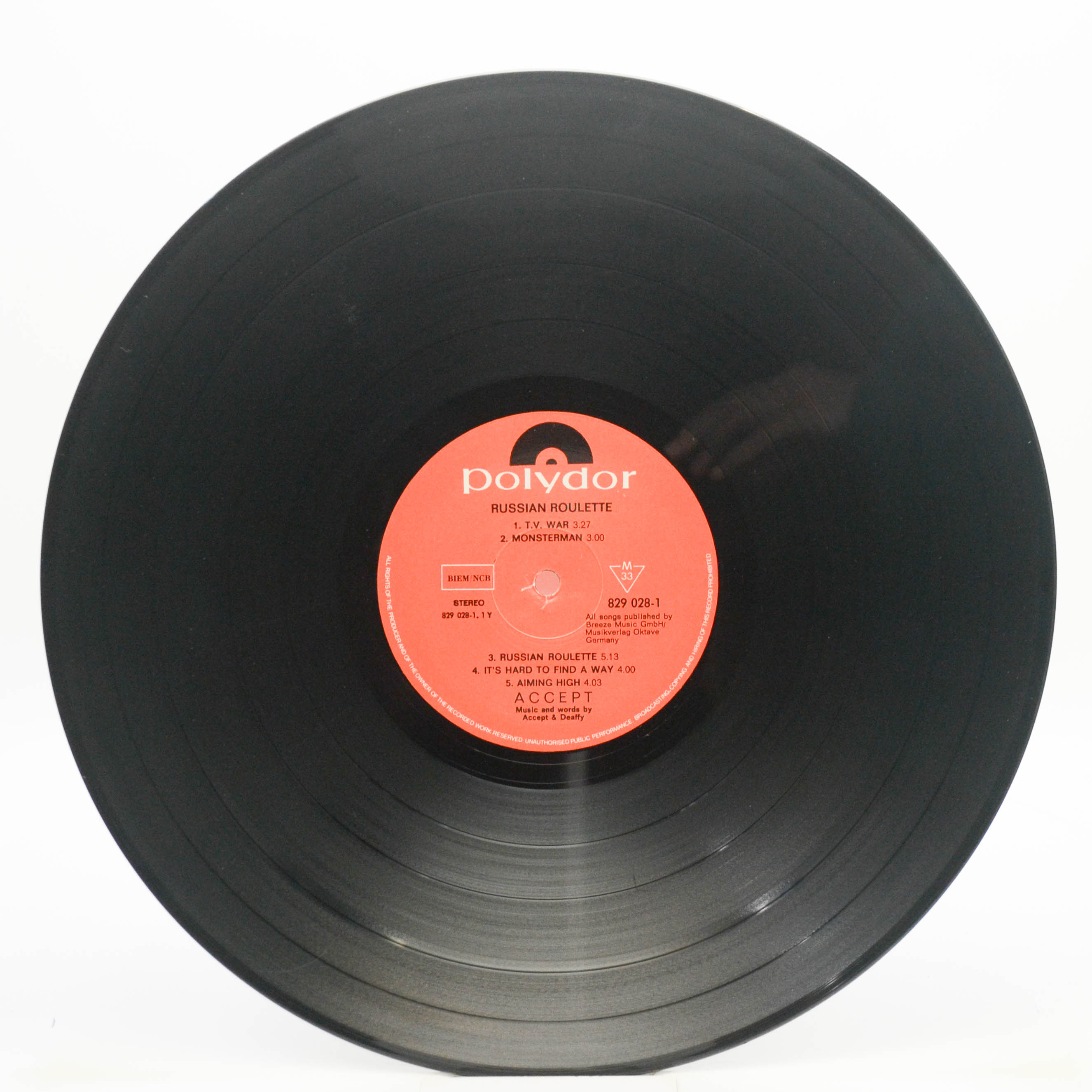 Accept — Russian Roulette, 1986