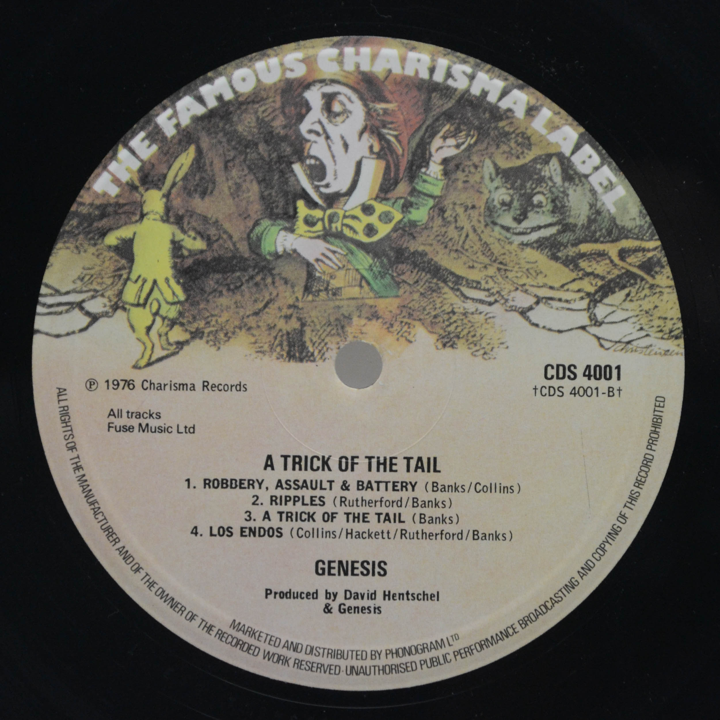 Виниловая пластинка Genesis — A Trick Of The Tail (UK), 1976