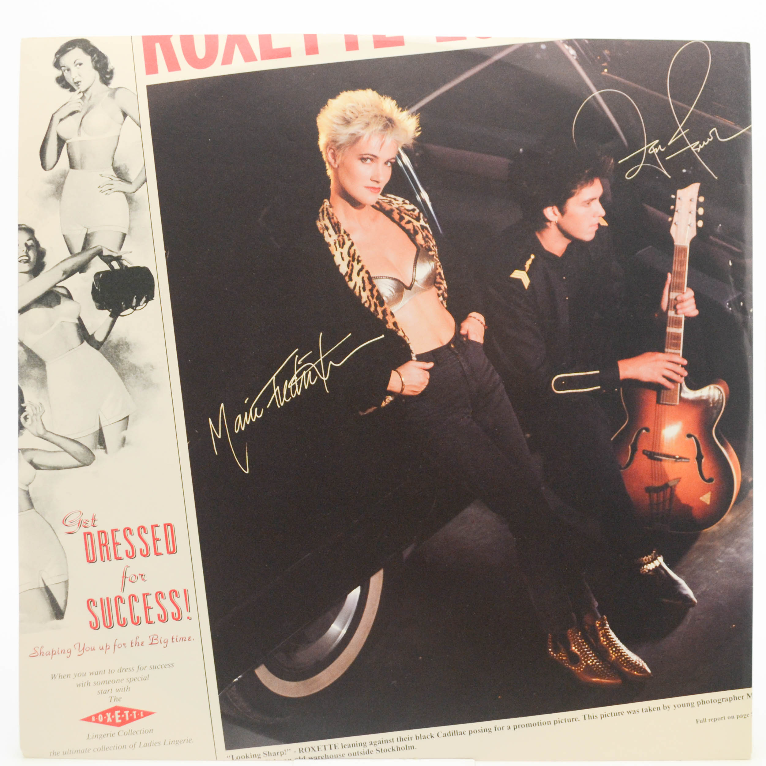 Виниловая пластинка Roxette — Look Sharp! (1-st, Sweden), 1988