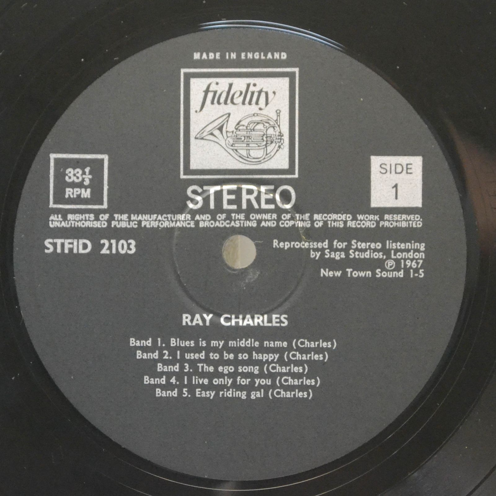 Ray Charles — Ray Charles (UK), 1967