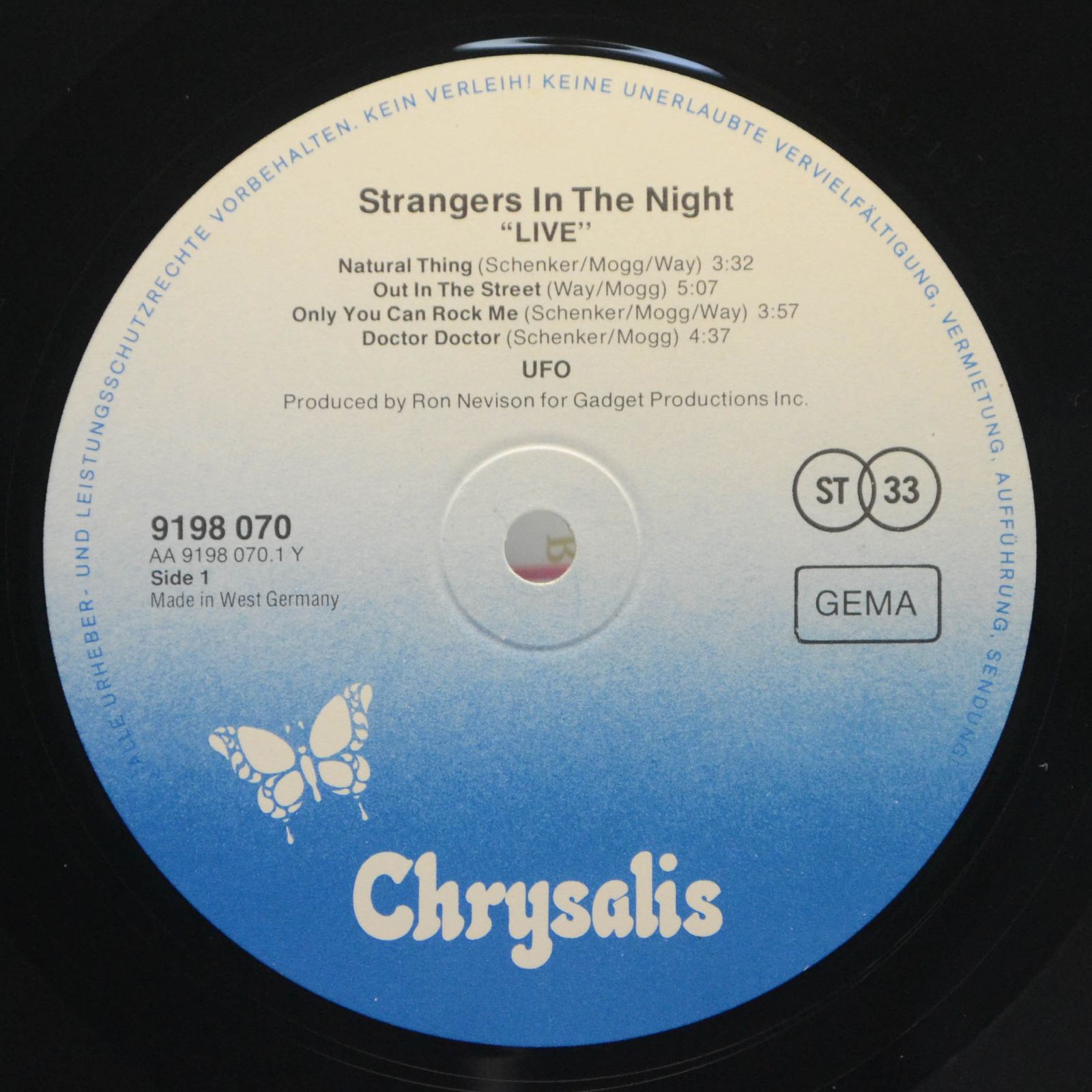 UFO — Strangers In The Night (2LP), 1979