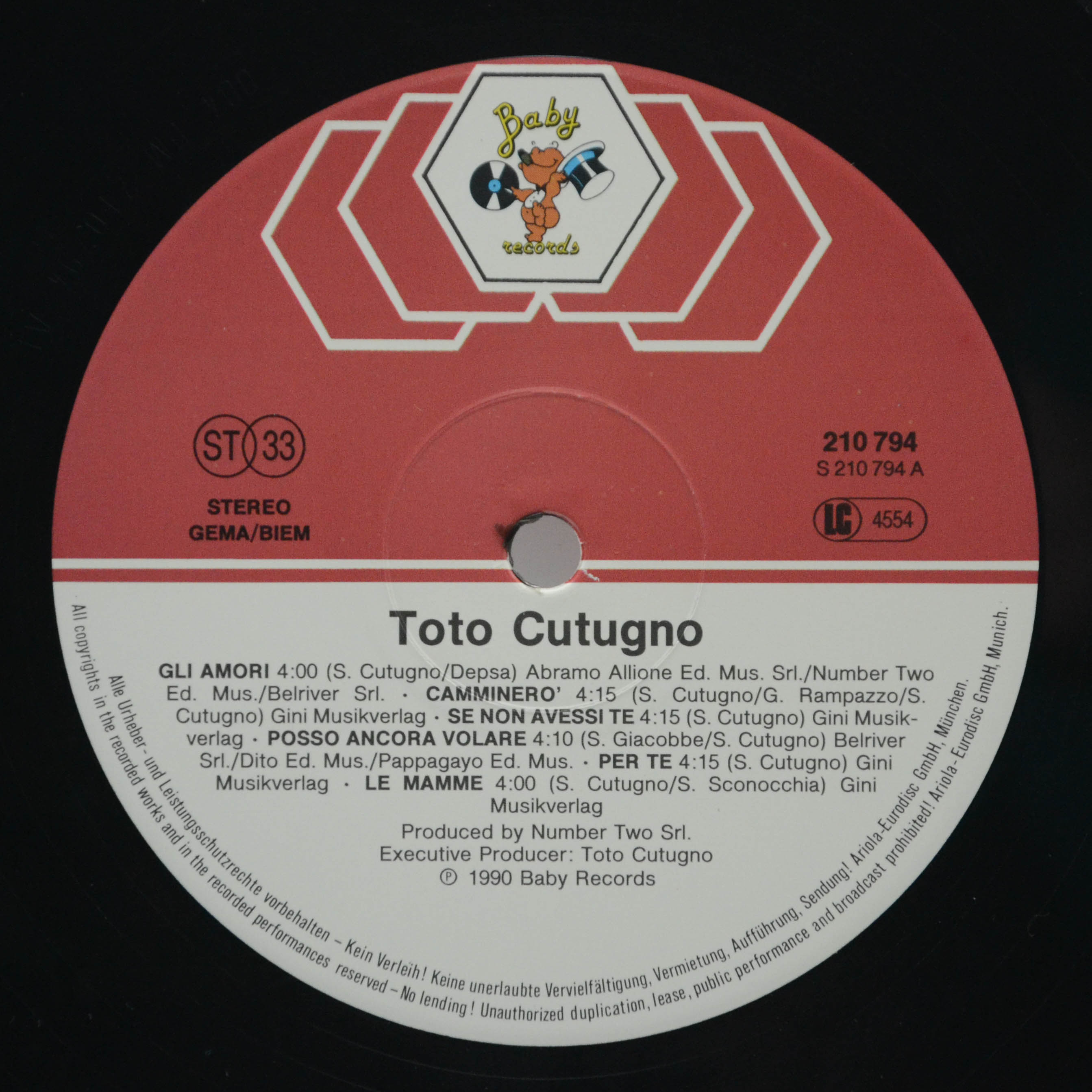 Toto Cutugno — Toto Cutugno, 1990